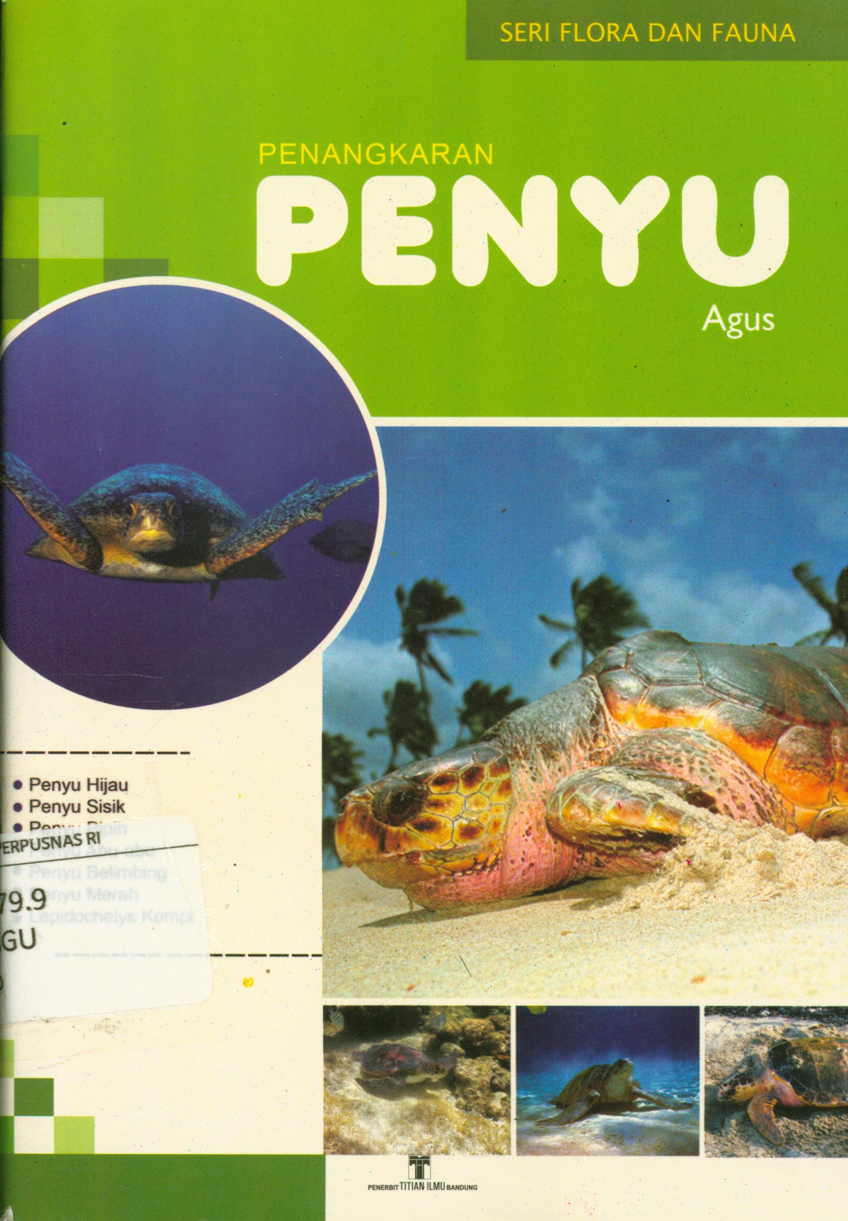 Cover Penangkaran penyu / Agus ; penyunting, Tim Angkasa