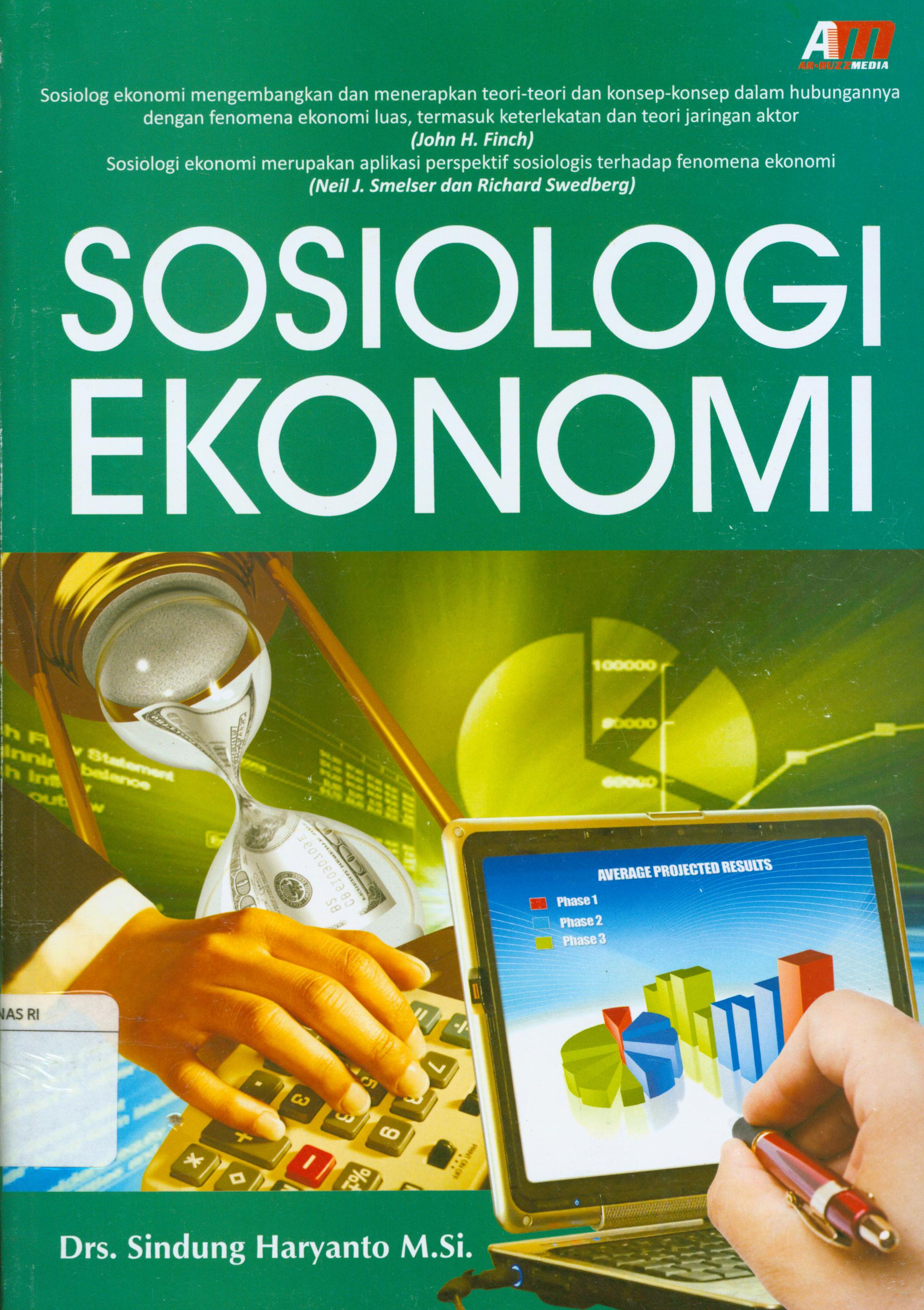 Cover Sosiologi ekonomi / Sindung Haryanto ; editor, Meita Sandra