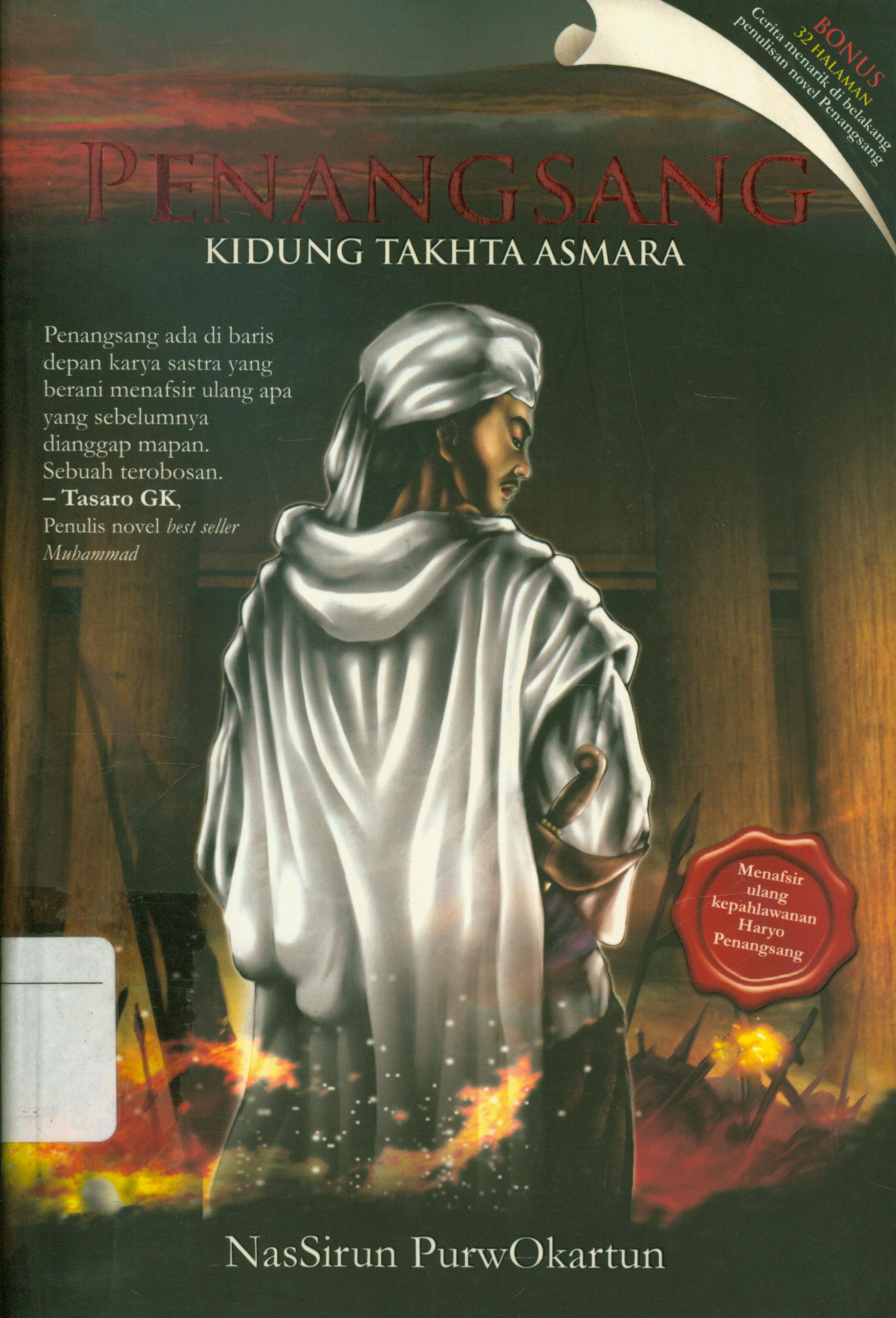 Cover Penangsang :  Kidung Takhta Asmara / Nas Sirun Pur Wokartun ; editor, A. Mellyora