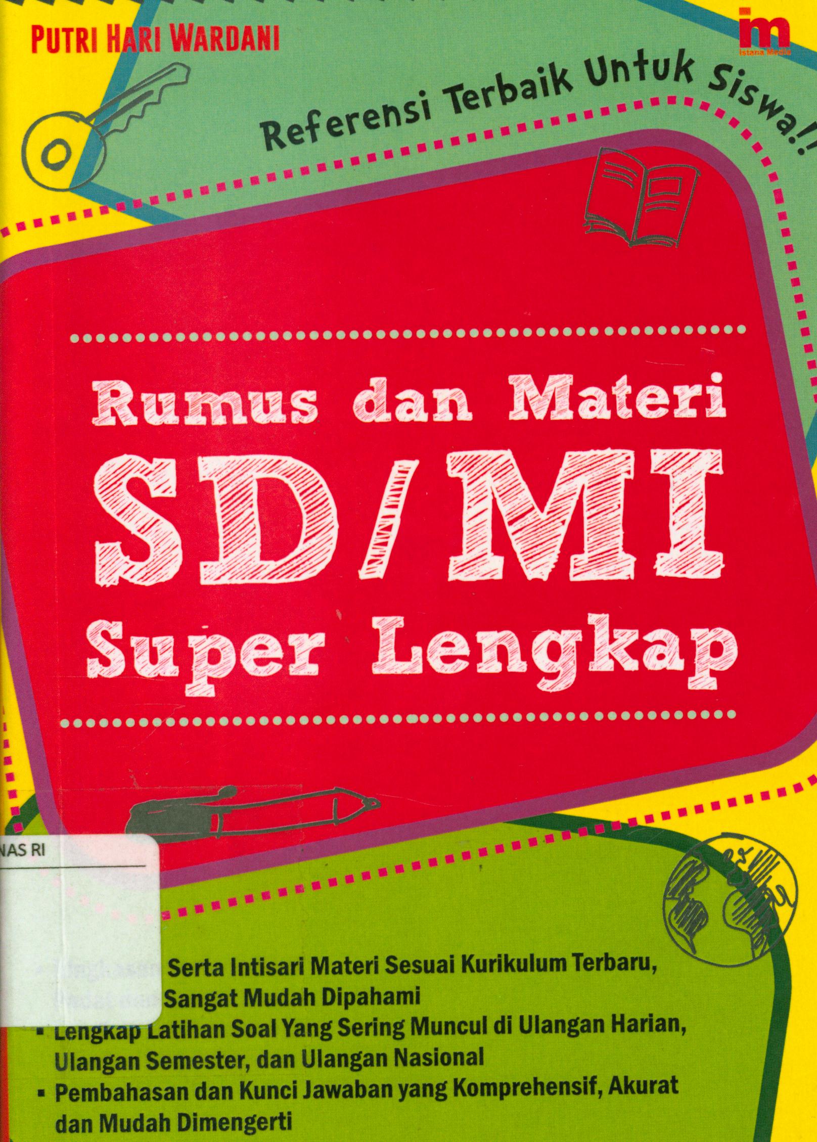 Cover Rumus dan materi SD/MI super lengkap / Putri Hari Wardani ; penyunting, Qoni