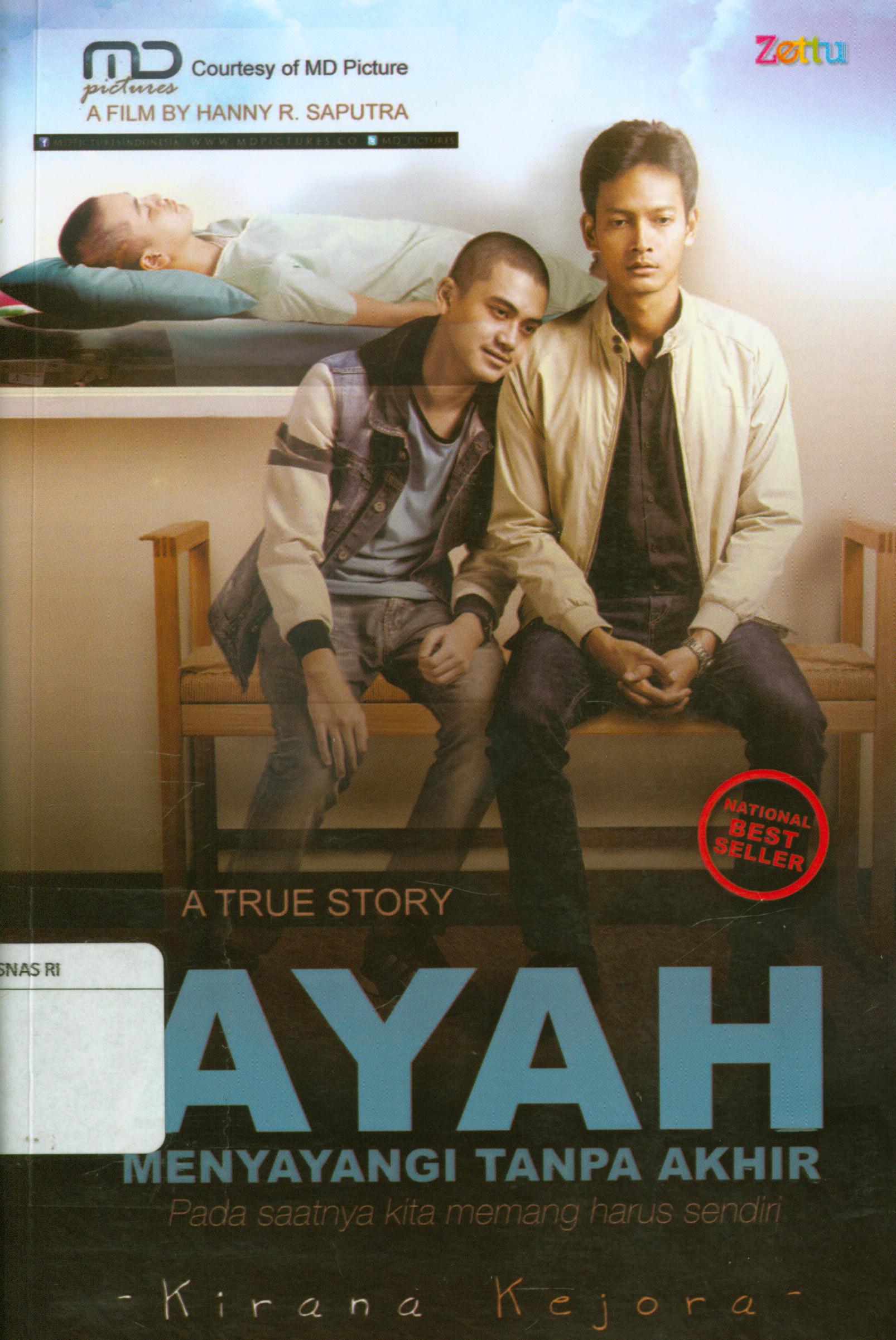 Cover Ayah menyayangi tanpa akhir pada saatnya kita memang harus sendiri / Kirana Kejora ; editor, Budi Darmawan