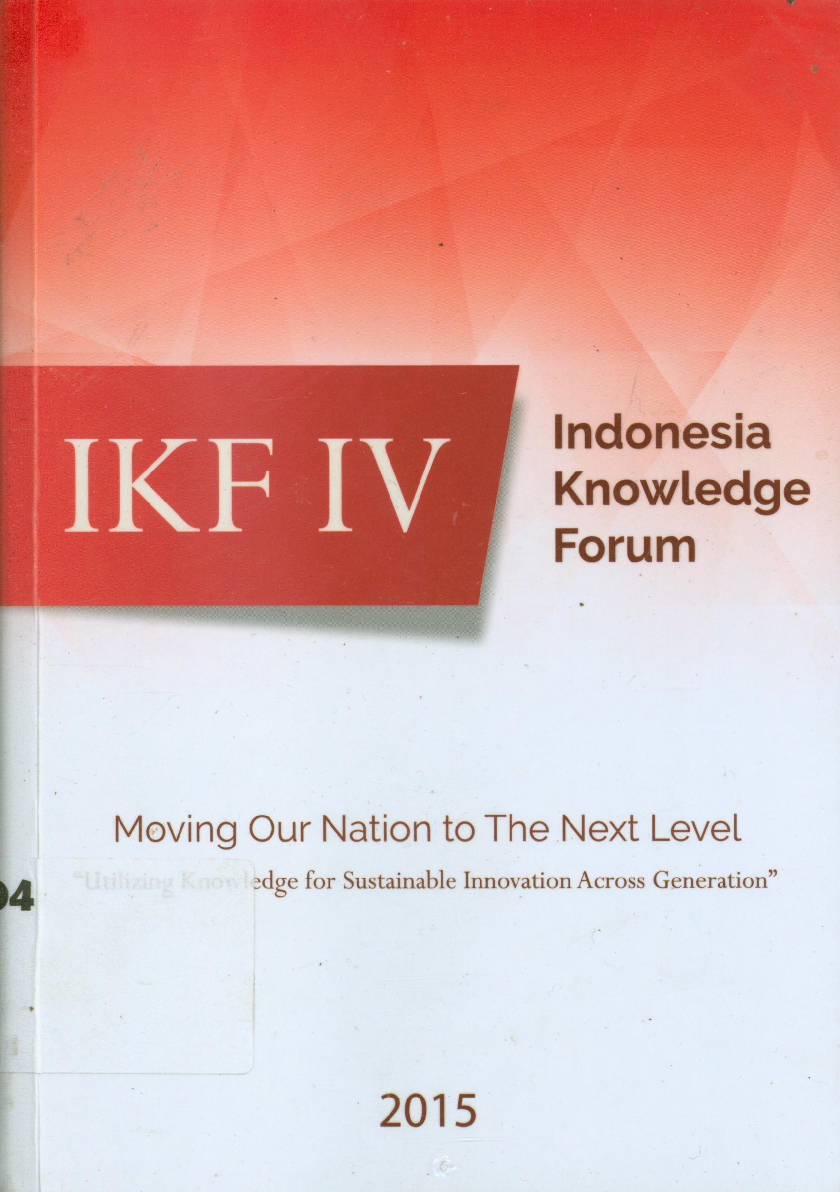 Cover Indonesia knowledge forum