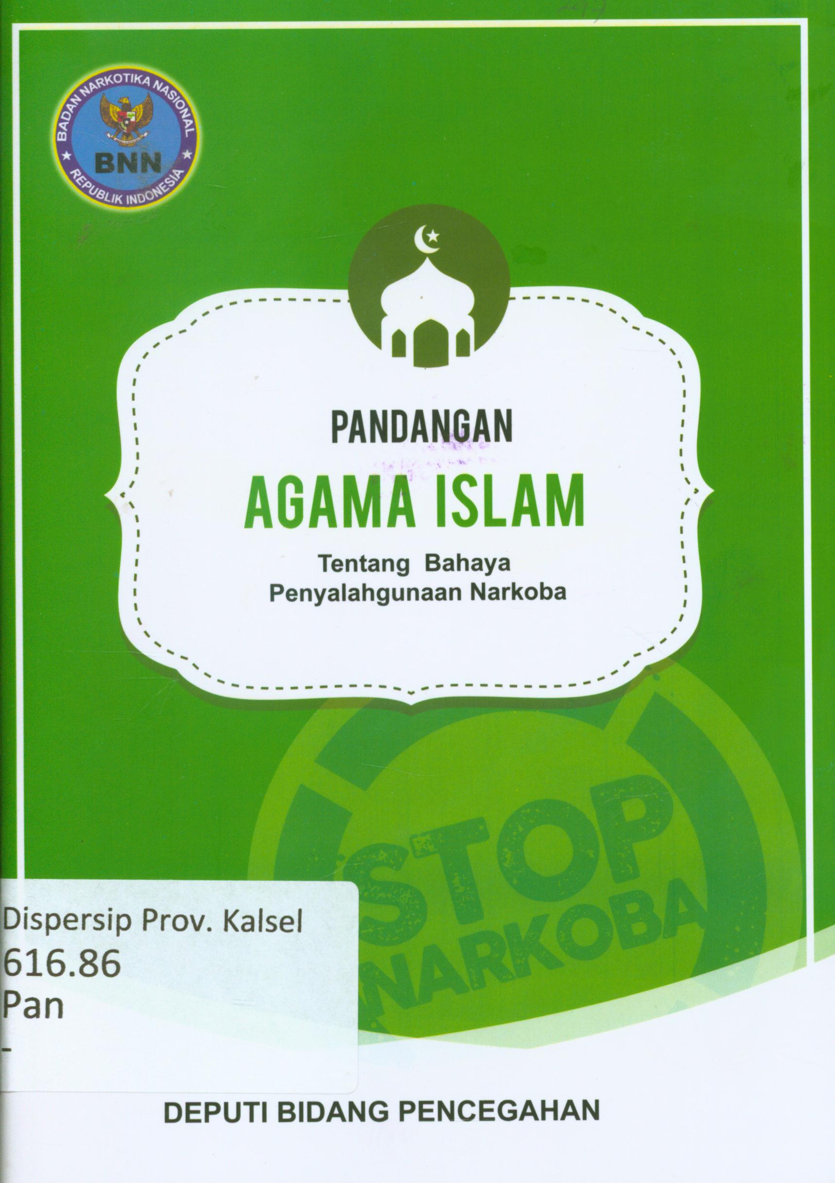 Cover Pandangan agama islam tentang bahaya penyalahgunaan narkoba