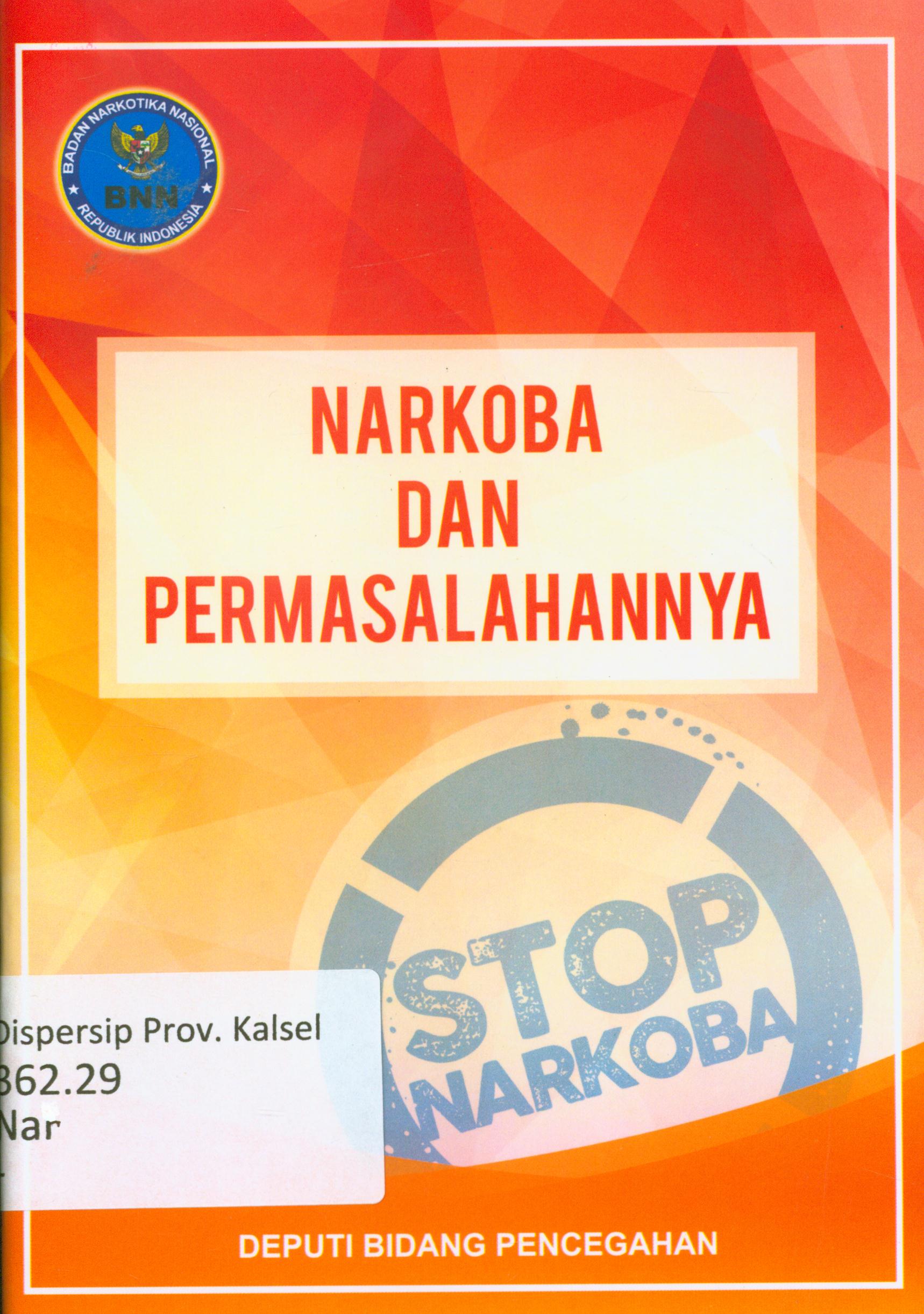 Cover Narkoba dan permasalahannya