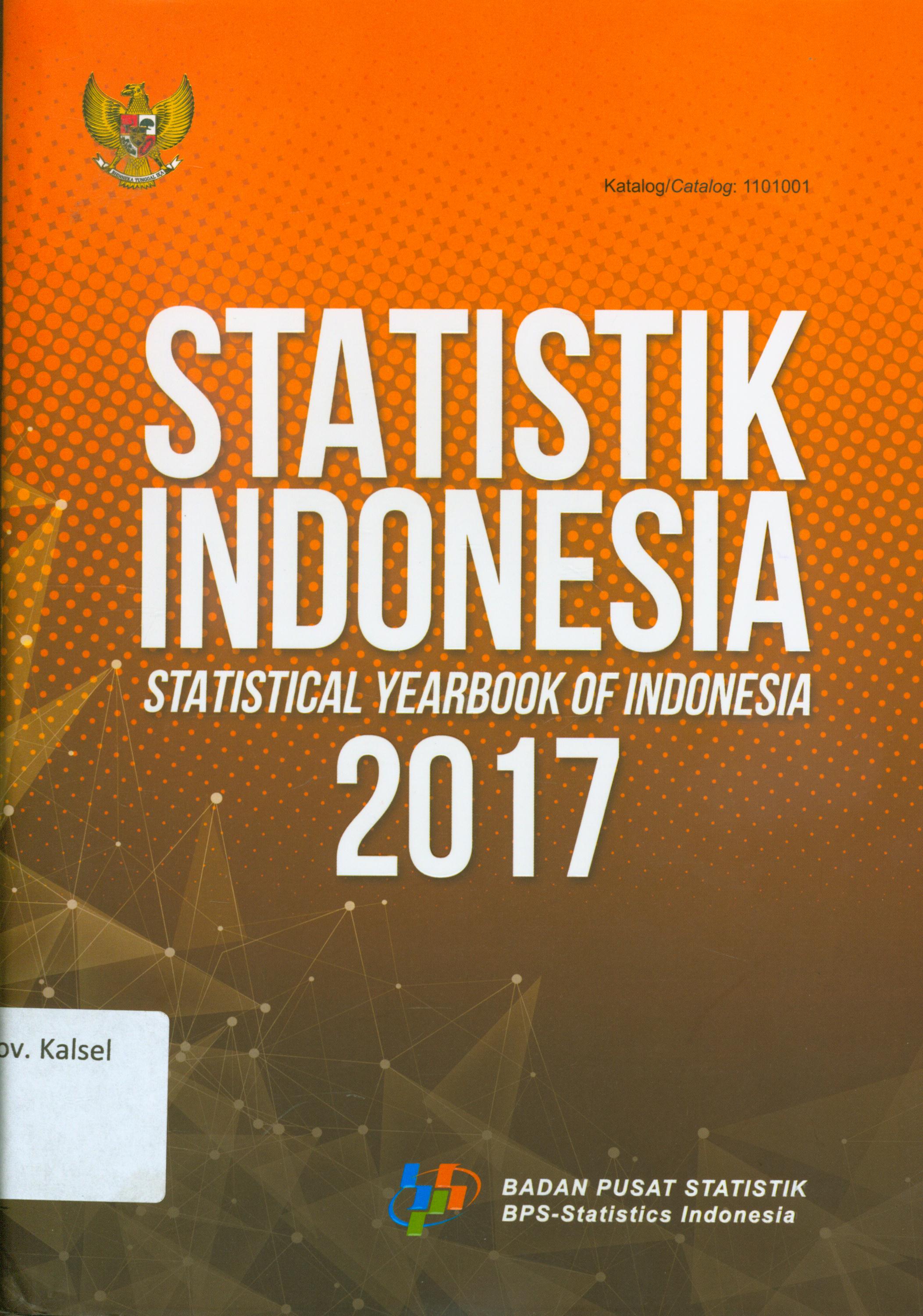 Cover Statistik Indonesia 2017