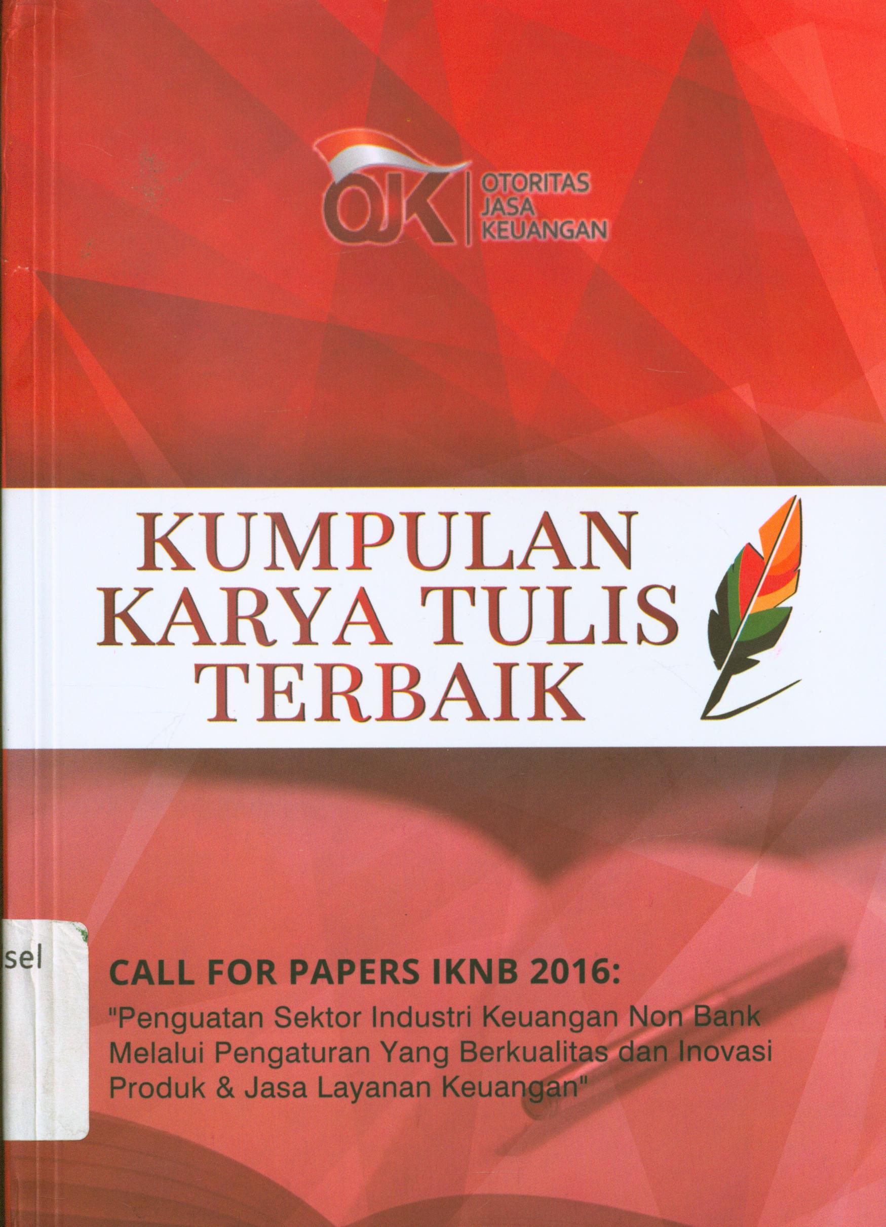 Cover Kumpulan karya tulis terbaik