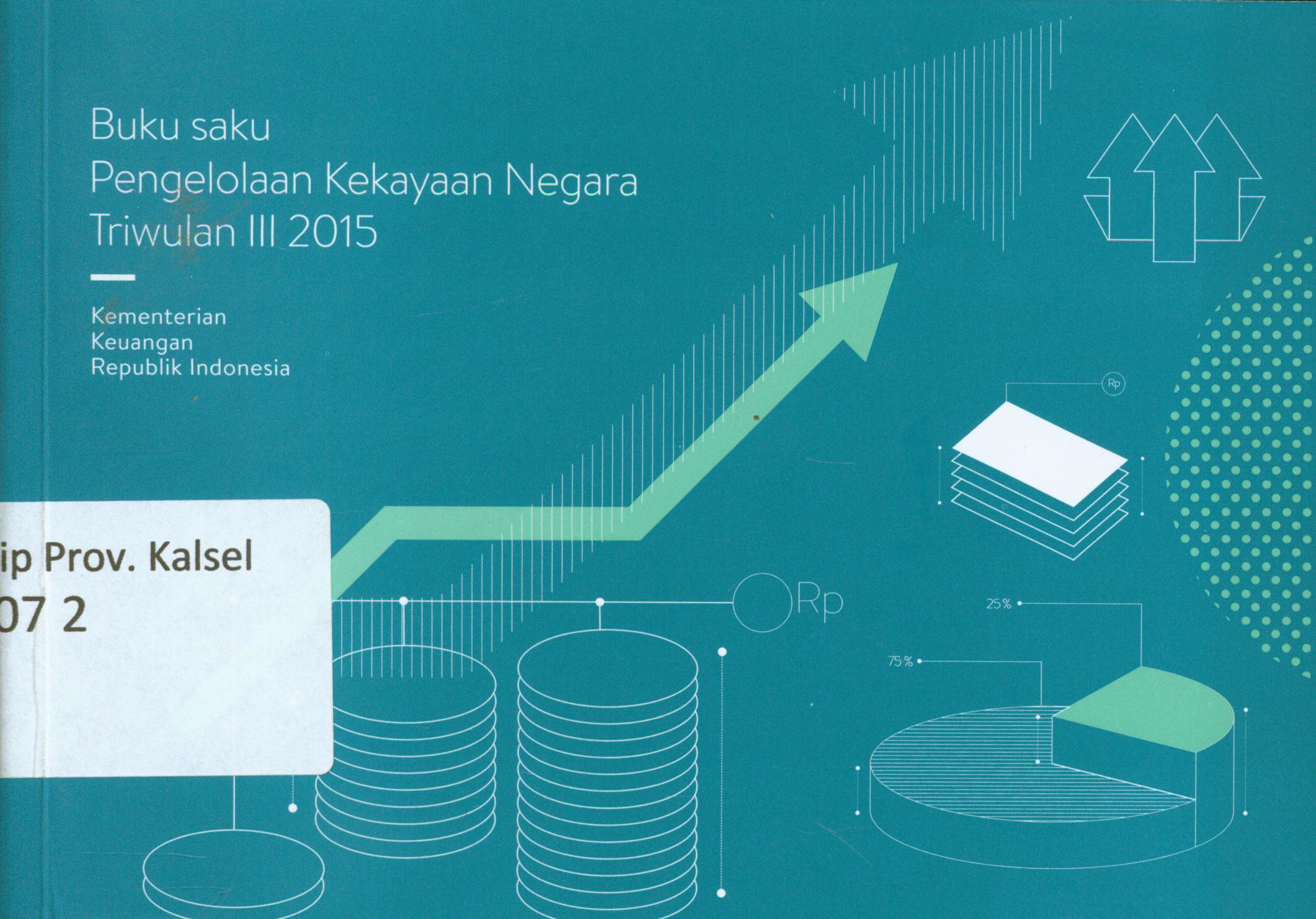 Cover Buku saku pengelolaan kekayaan negara triwulan III 2015