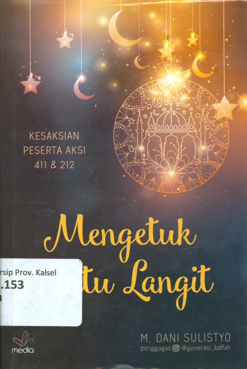 Cover Mengetuk pintu langit / M. Dani Sulistyo ; penyunting, Lis Sutinah