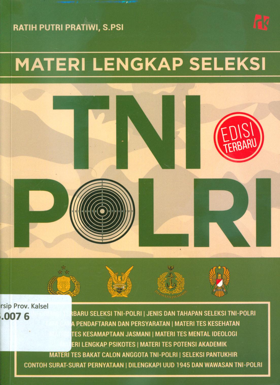 Cover Materi lengkap seleksi TNI POLRI