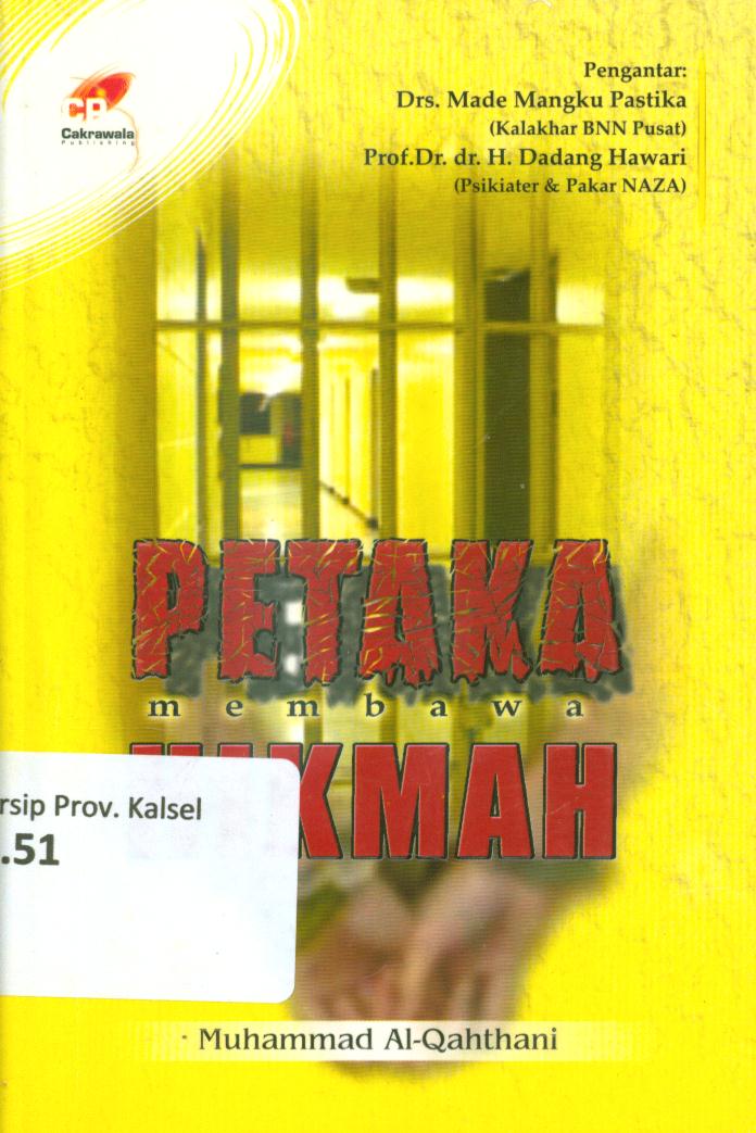 Cover Petaka pembawa hikmah / Muhammad Al-Qahthani ; penerjemah, Aminudin dan Muhammad Suhadi, penyunting, Masrukhin