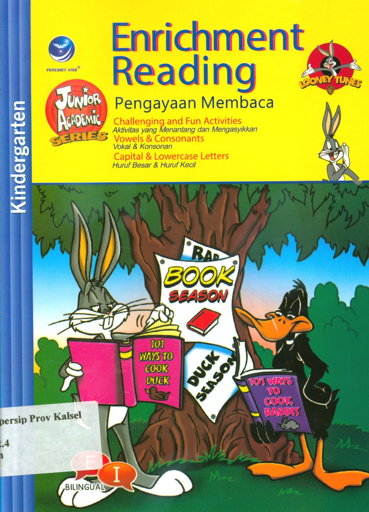 Cover Kindergarten reading-enrichemnt reading / Warner Bros ; penerjemah, Desi