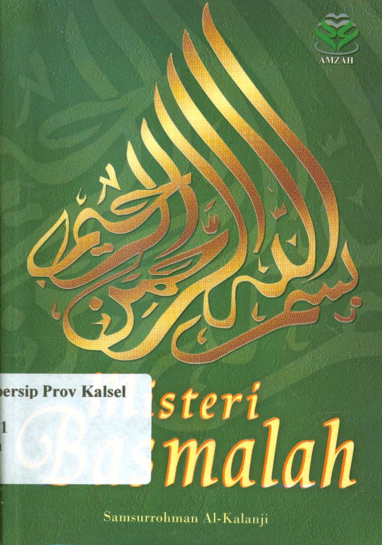 Cover Misteri basmalah / Samsurrohman Al-Kalanji