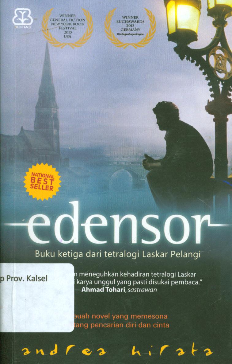 Cover Edensor / Andrea Hirata ; penyunting, Imam Risdiyanto