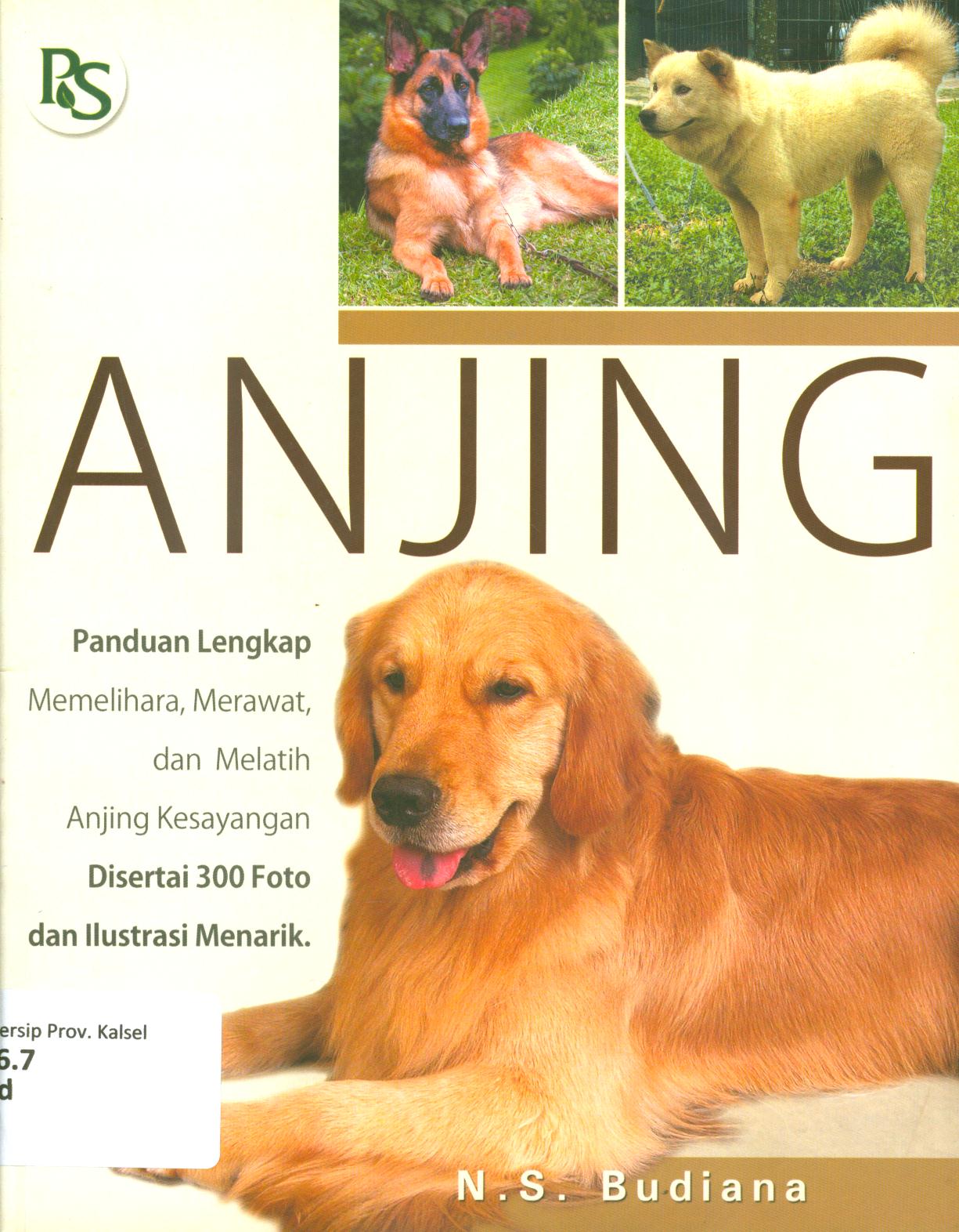 Cover Anjing / N. S. Budiana.