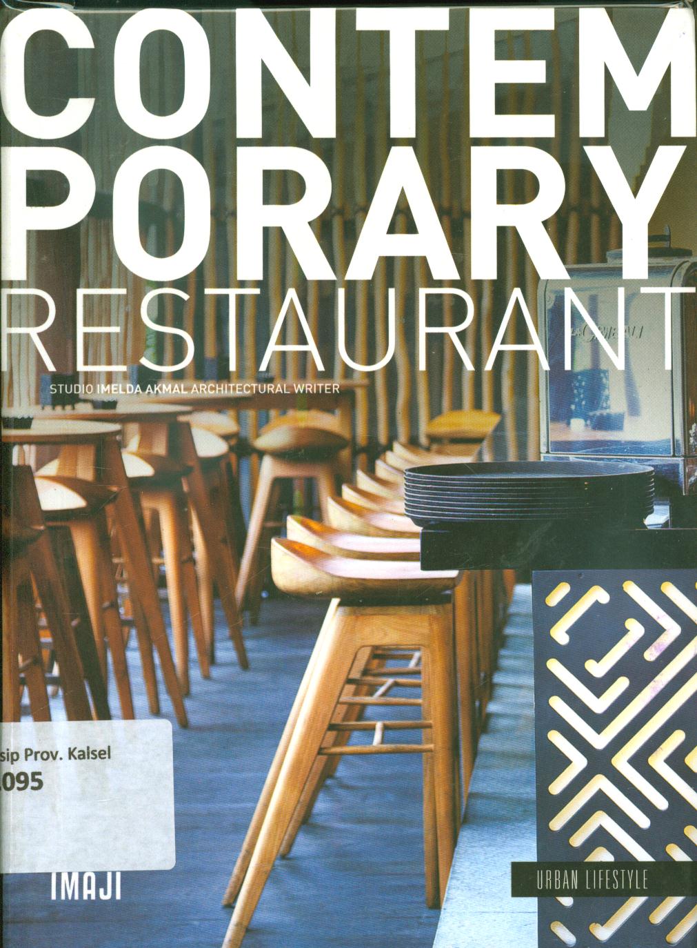 Cover Contemporary restaurant / editor, Jessy Faiz.