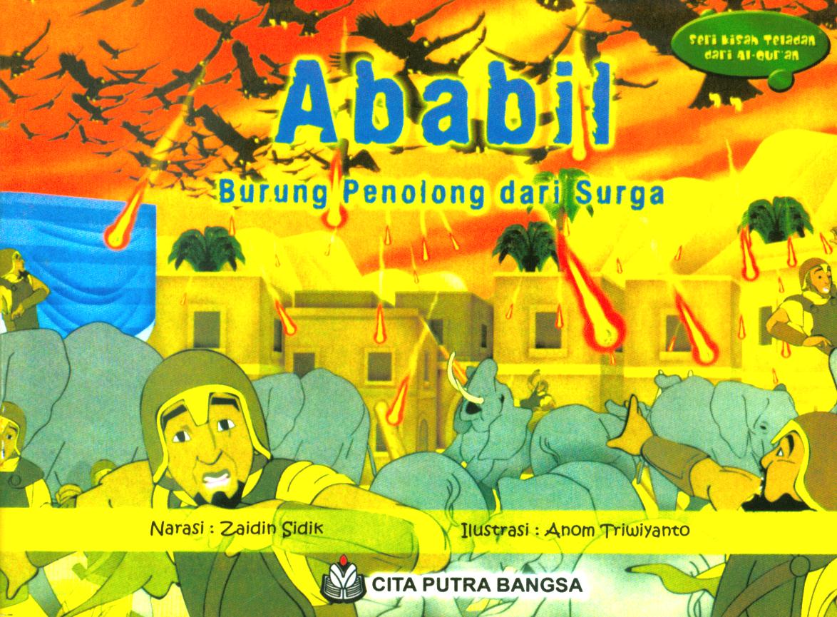 Cover Ababil :  Burung penolong dari surga / Zaidin Sidik