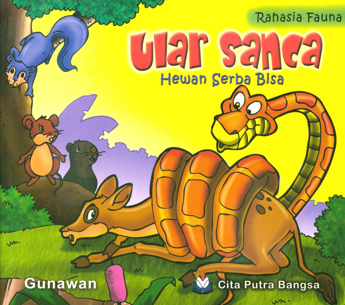 Cover Ular sanca :  hewan serba bisa / Gunawan