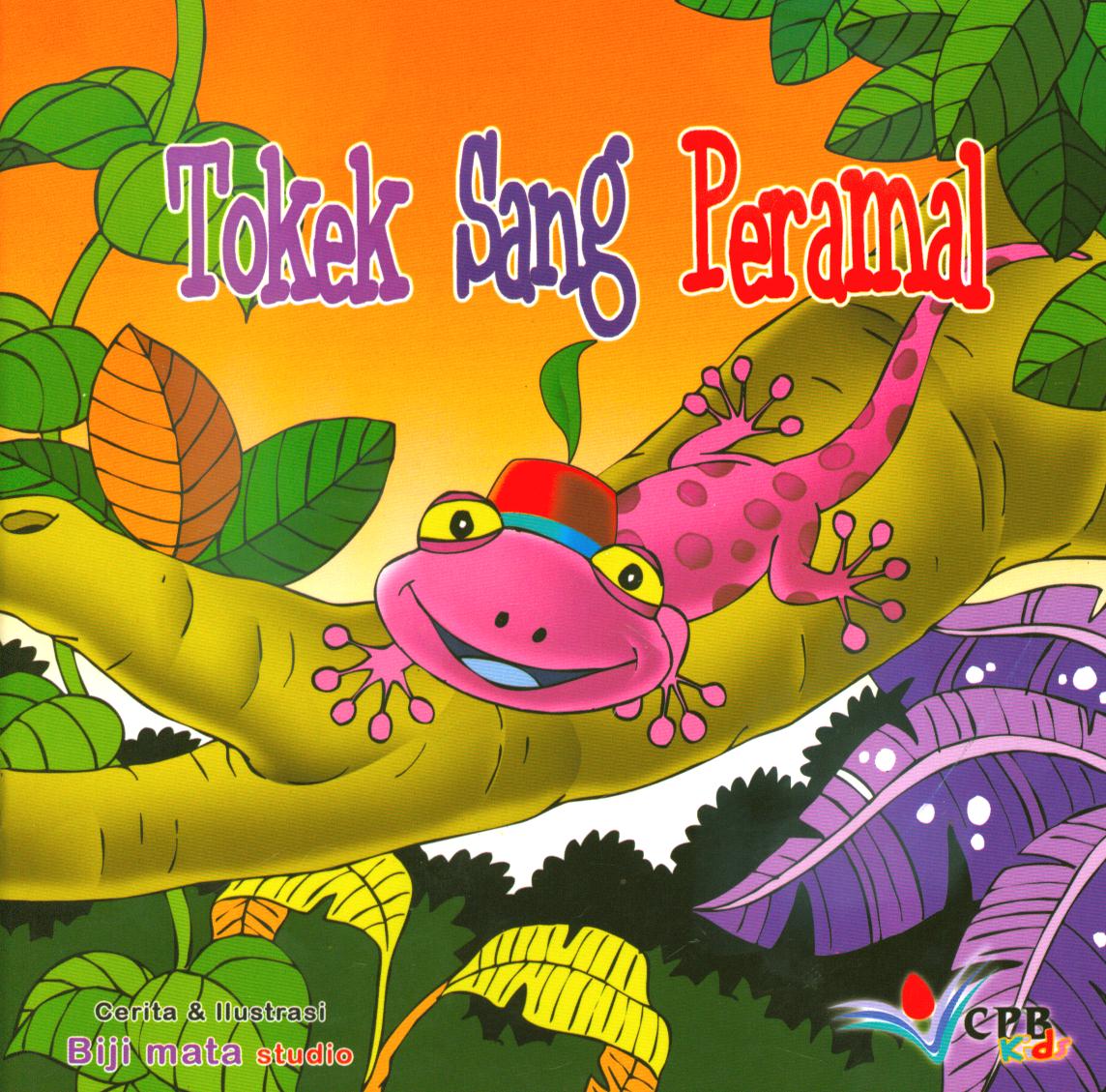 Cover Tokek sang peramal / ilustrasi, Biji Mata Studio