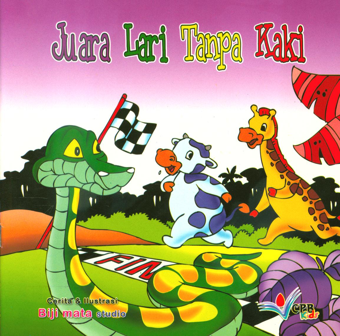 Cover Juara lari tanpa kaki / ilustrasi, Biji Mata Studio