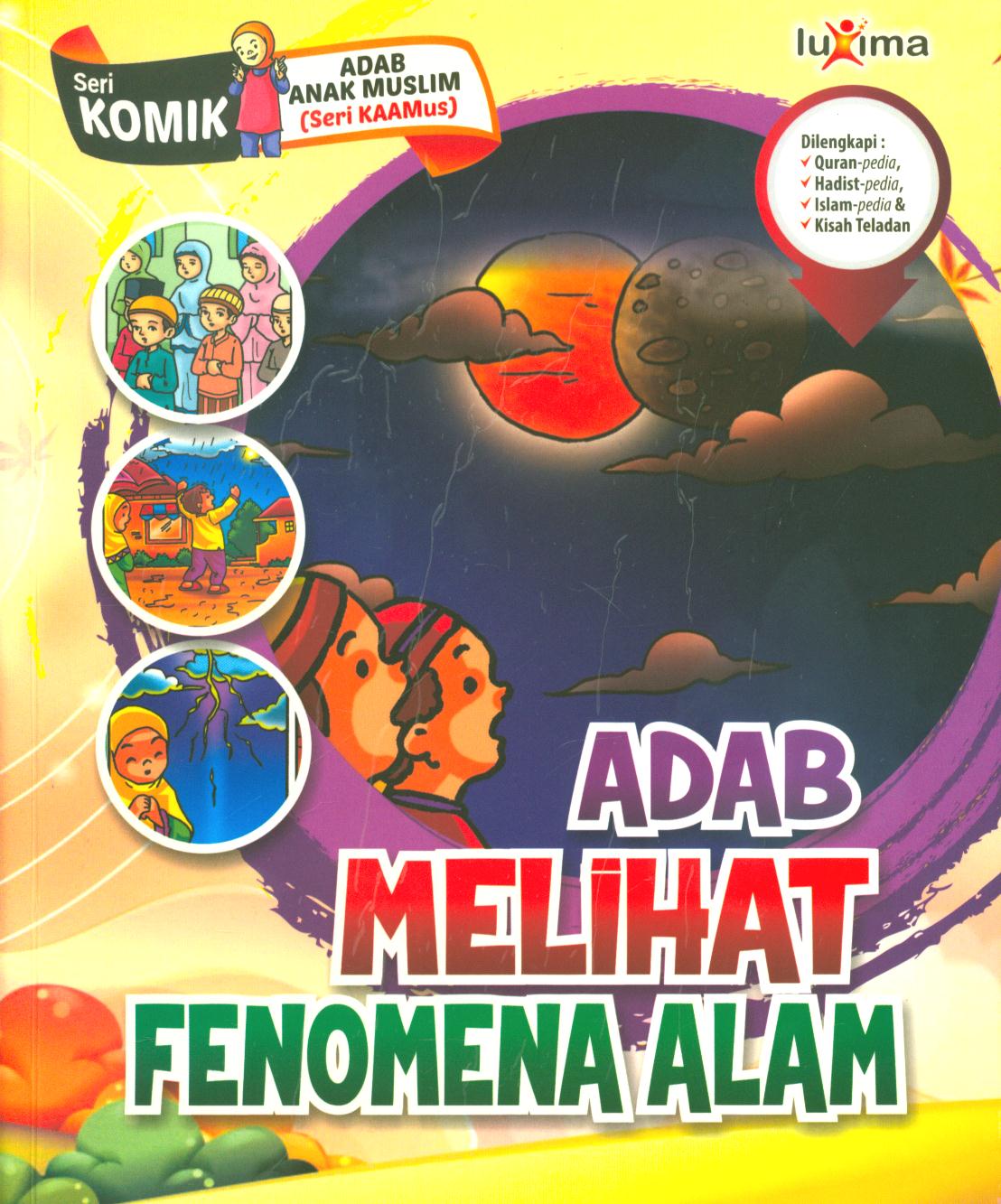 Cover Adab melihat fenomena alam / Rahayu Ummi Farida, Nurul Ihsan, dan Tim CBM studio