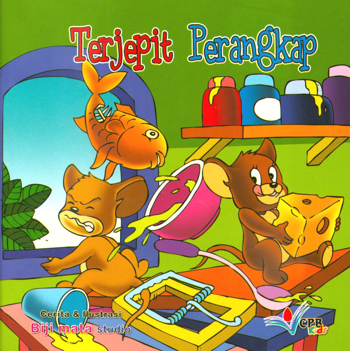 Cover Terjepit perangkap / Ilustrasi, Biji Mata Studio