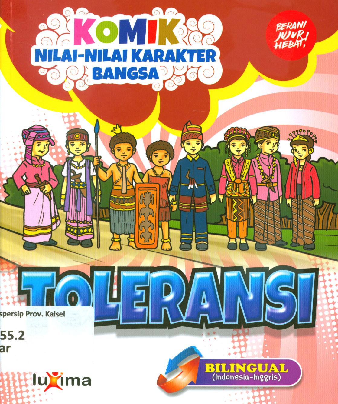Cover Toleransi (tolerance) / Rahayu Ummi Farida, Nurul Ihsan ; editor, Arif Anggro, penerjemah, Diyan Unmu Djuzah
