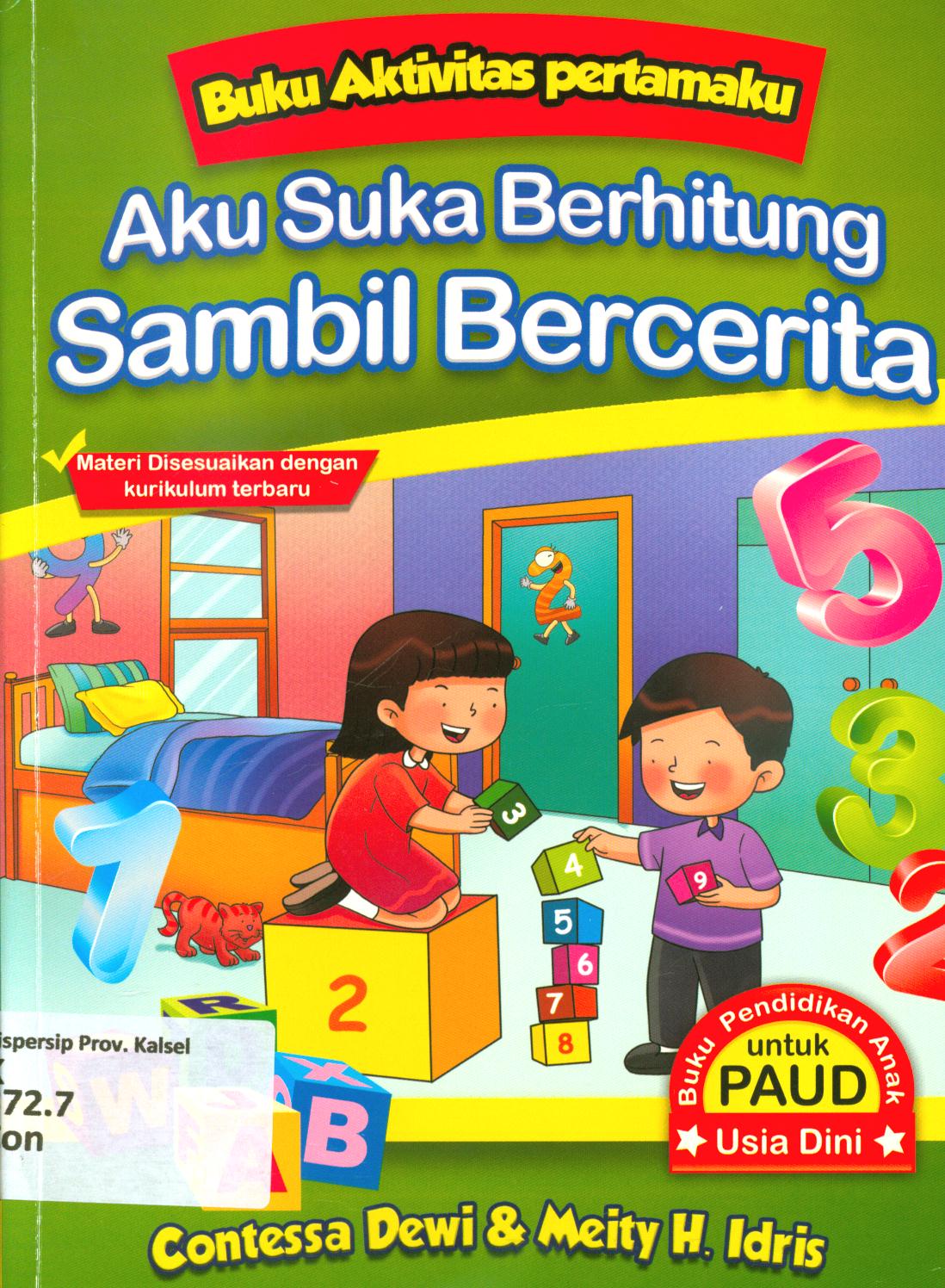Cover Aku suka berhitung sambil bercerita / Contessa Dewi, Meity. H. Idris