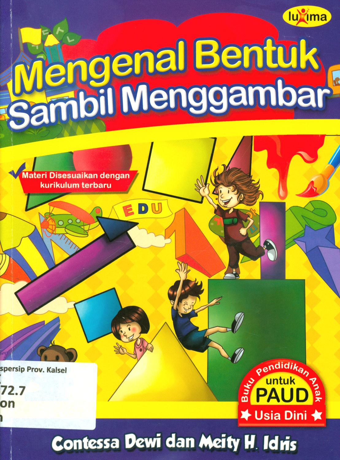 Cover Mengenal bentuk sambil menggambar / Contessa Dewi, Meity. H. Idris