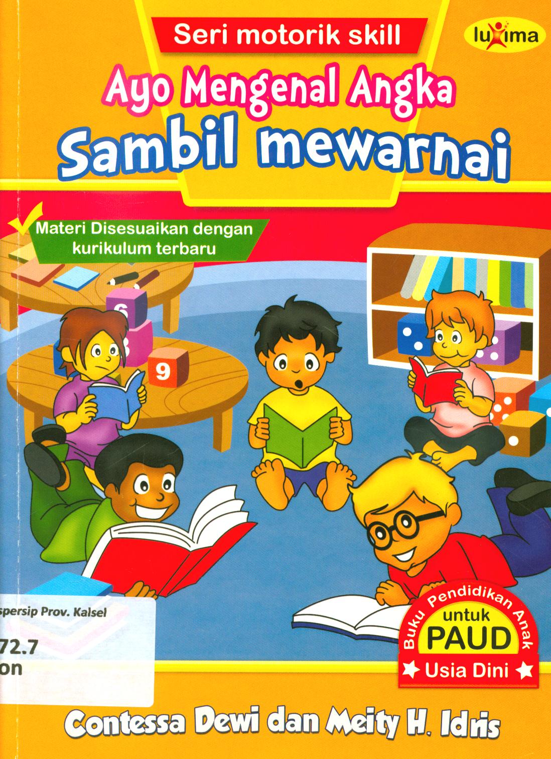 Cover Ayo mengenal angka / Contessa Dewi, Meity. H. Idris