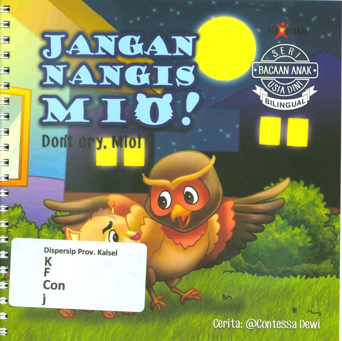 Cover Jangan nangis Mio! (don't cry, Mio!) / Contessa Dewi