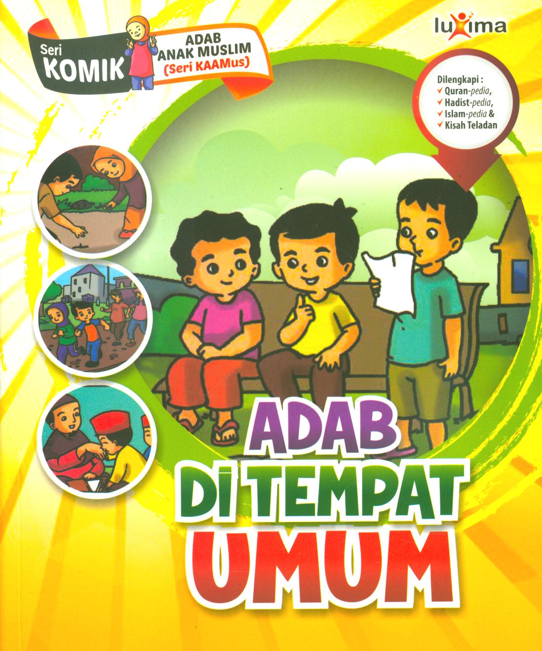 Cover Adab di tempat umum / Rahayu Ummi Farida, Nurul Ihsan, dan Tim CBM studio