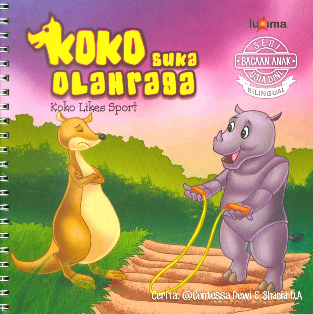 Cover Koko suka olahraga (Koko likes sport) / Contessa Dewi dan Shania D.A