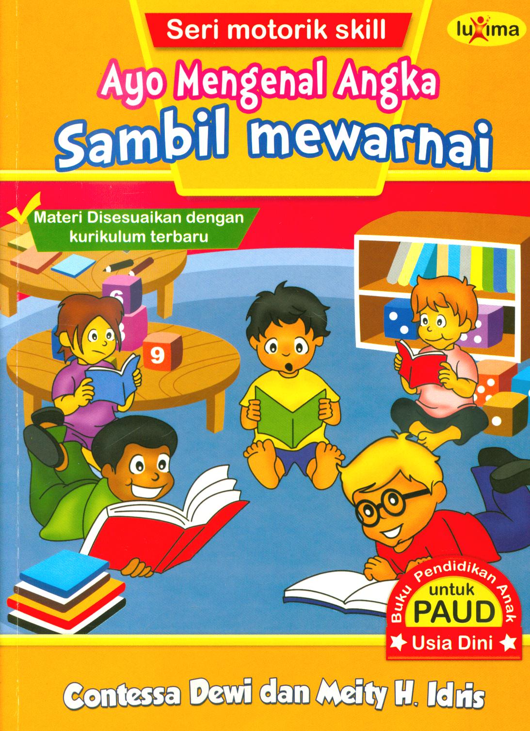 Cover Ayo mengenal angka sambil mewarnai / Contessa Dewi, Meity. H. Idris