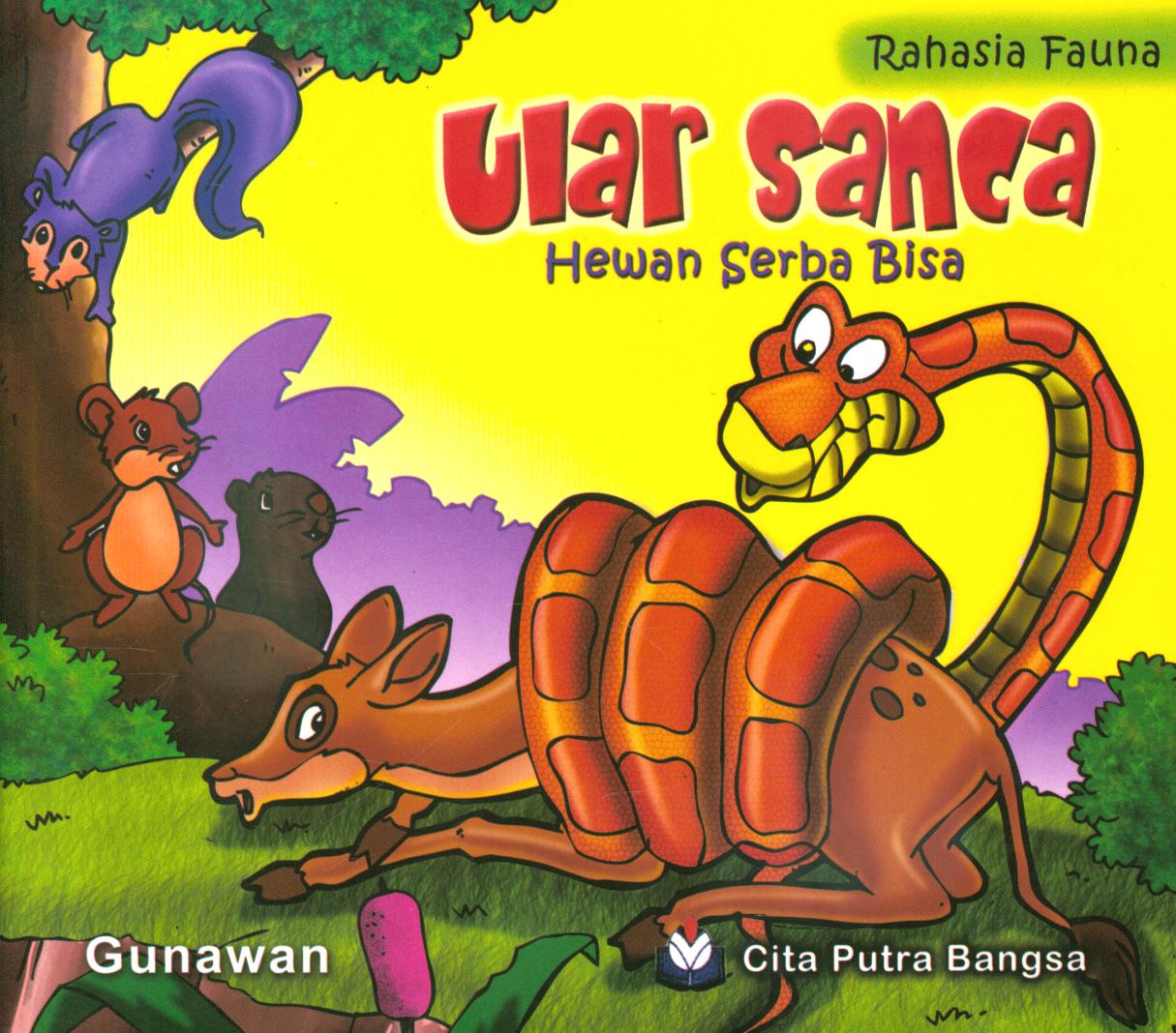 Cover Ular sanca :  hewan serba bisa / Gunawan