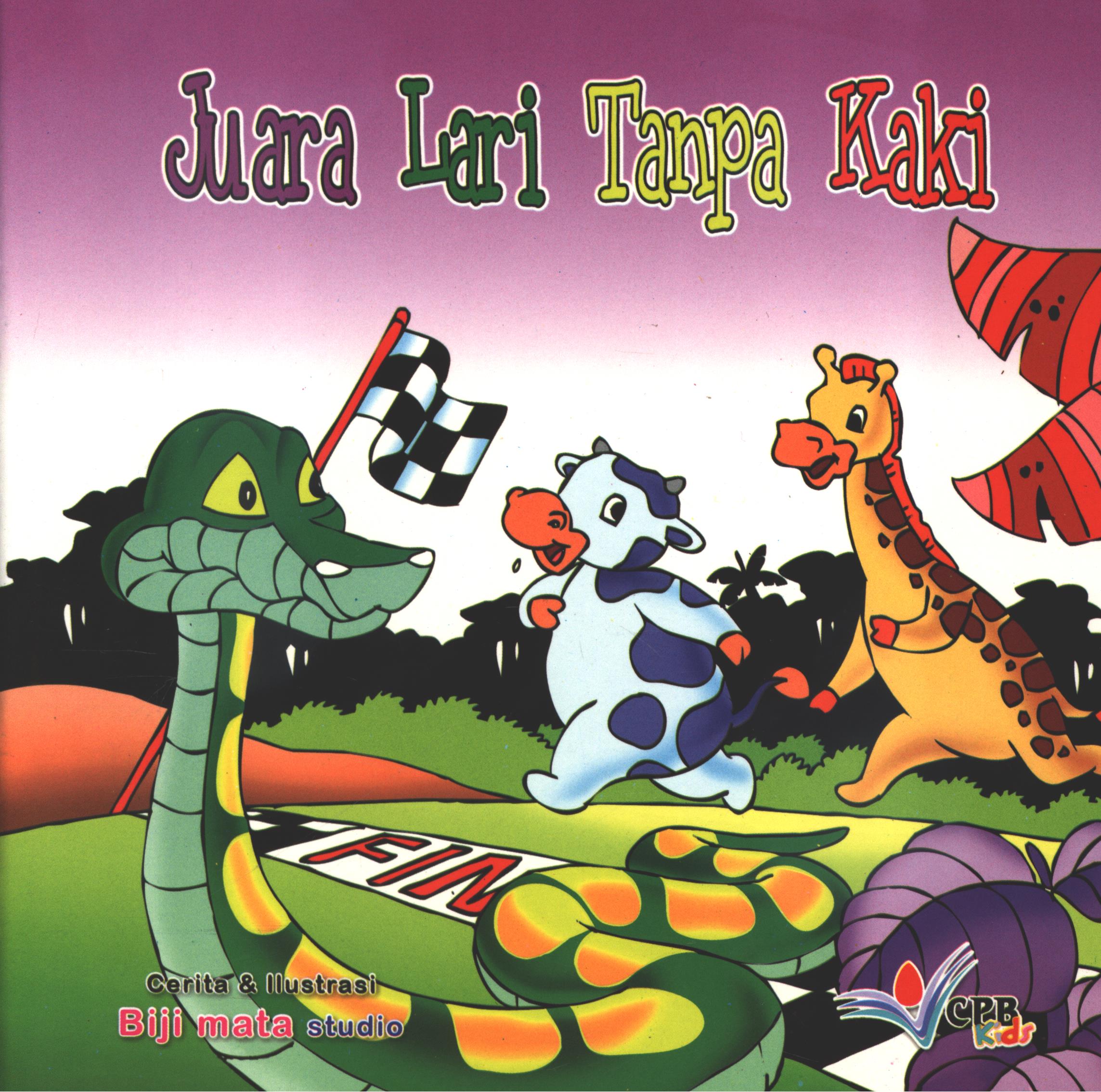 Cover Juara lari tanpa kaki / ilustrasi, Biji Mata Studio