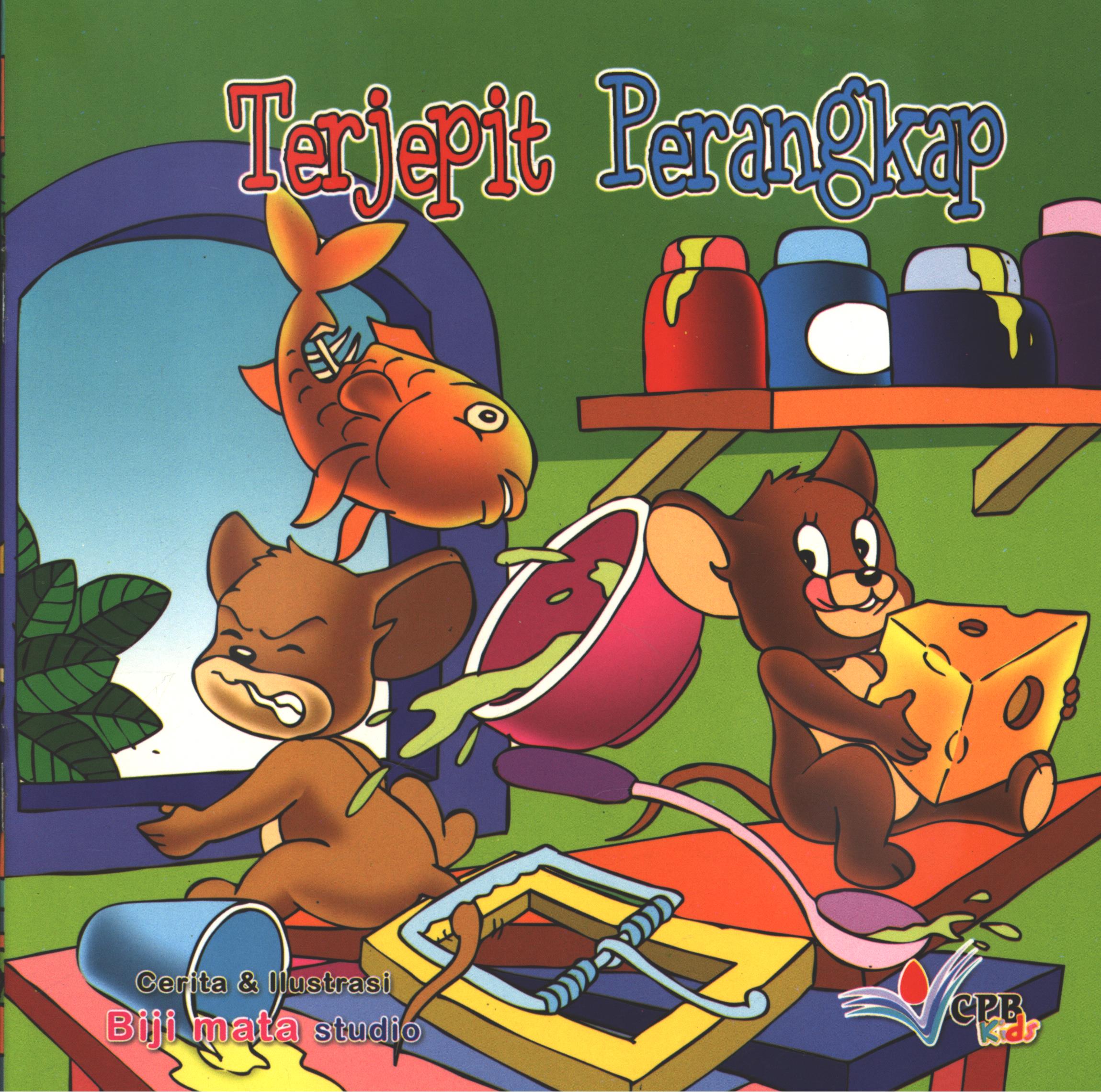 Cover Terjepit perangkap / Ilustrasi, Biji Mata Studio