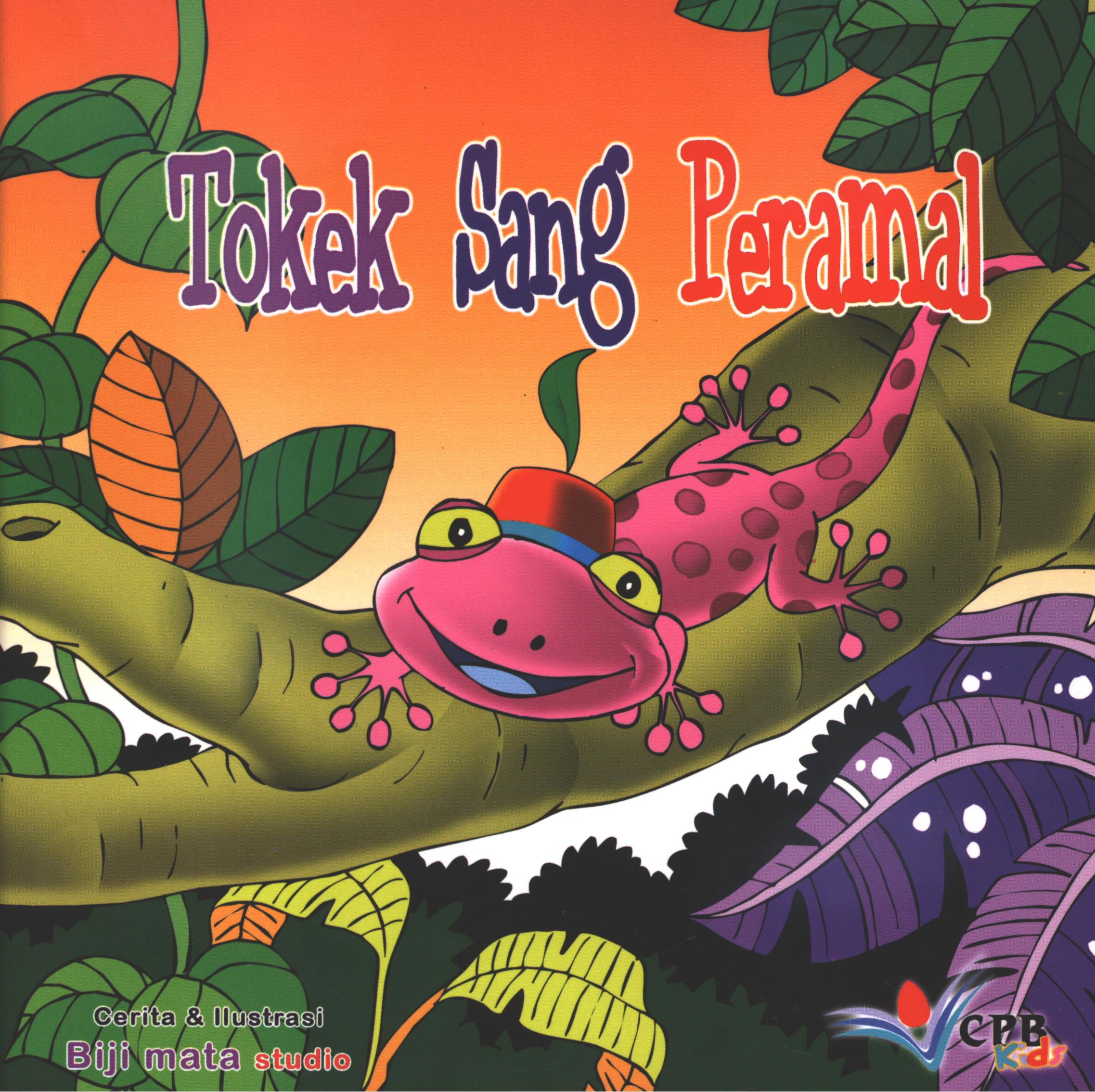 Cover Tokek sang peramal / ilustrasi, Biji Mata Studio