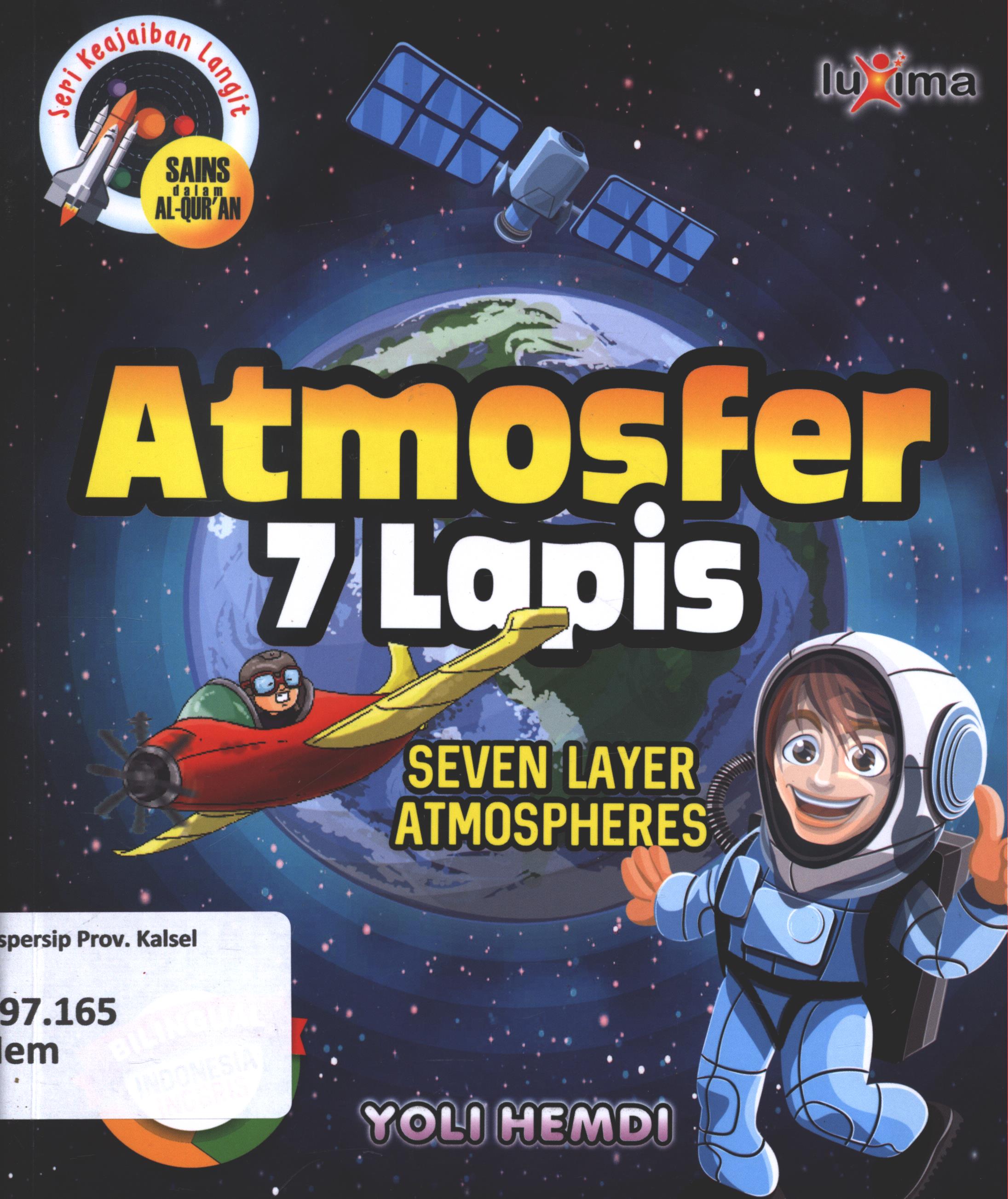 Cover Atmosfer 7 lapis ( seven layer atmospheres ) / Yoli Hemdi ; editor, Arif Anggoro ; penerjemah, Nur Lailatur Rofiah