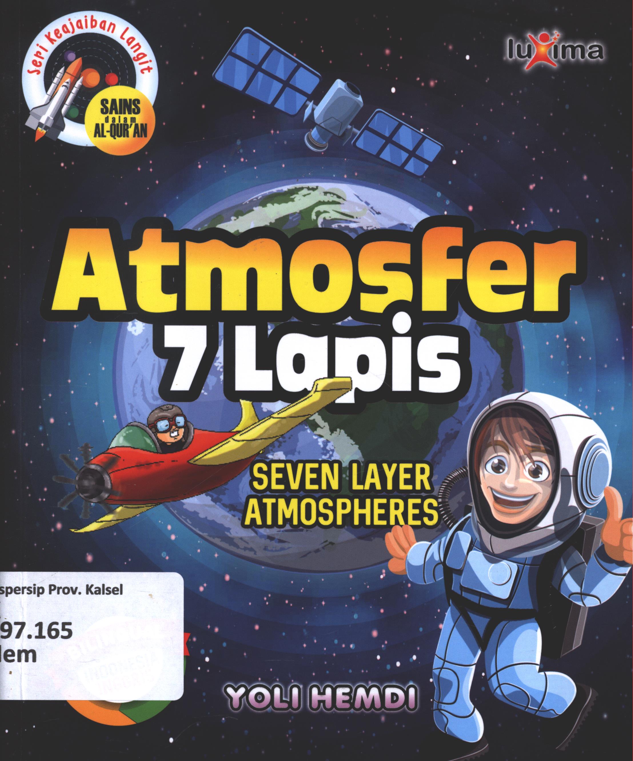 Cover Atmosfer 7 lapis ( seven layer atmospheres ) / Yoli Hemdi ; editor, Arif Anggoro ; penerjemah, Nur Lailatur Rofiah