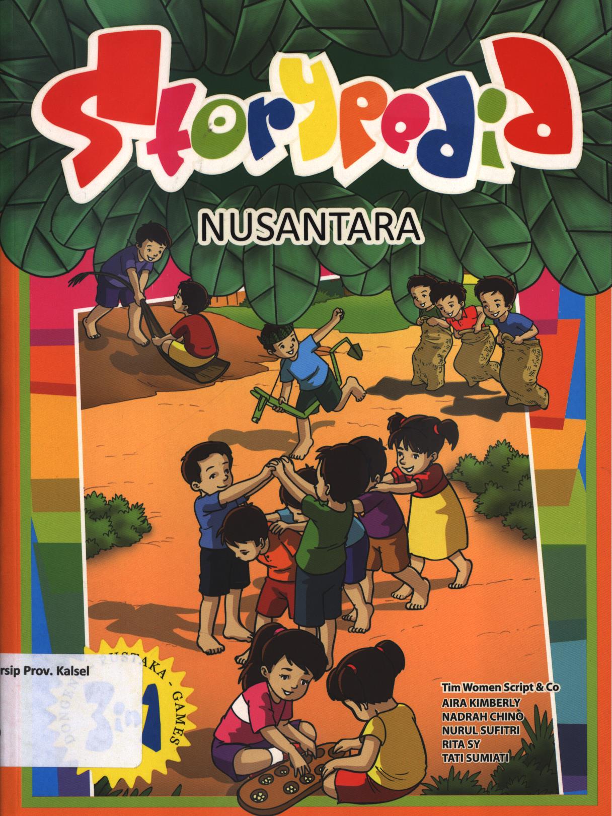 Cover Storypedia Nusantara / Tim Women Script Co ; editor, Herlina Sitorus, Fita Riyadi
