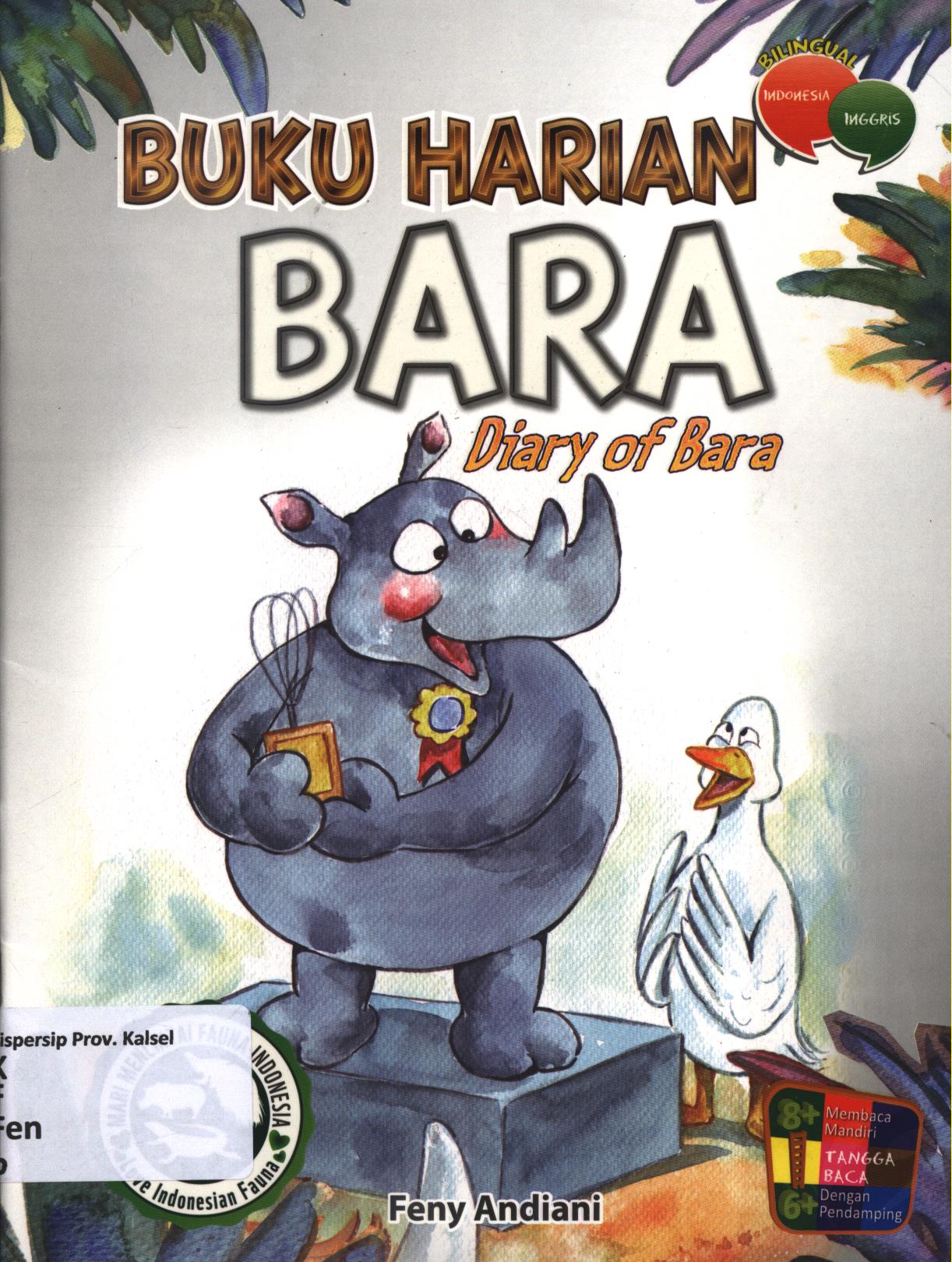 Cover Buku harian bara :  diary of baja / Feny Andriani ; editor, Umi Andriani, Fita Riyadi ; penerjemah, Fita Riyadi