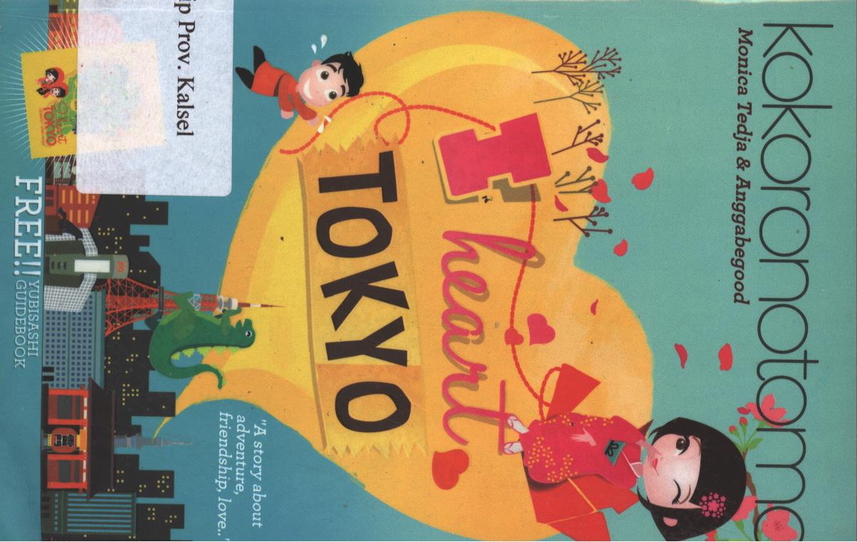Cover I Heart Tokyo / Monica Tedja; Setting; Watermark; Desain Cover; Wateremark