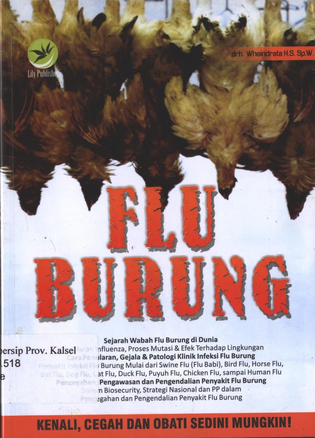 Cover Flu Burung / drh. Wheindrata H.S. SP.W; editor Fl. Sigit Suyantoro