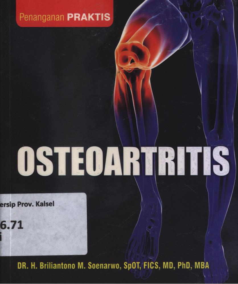 Cover Osteoartritis / H.Briliantono M.Soenarwo