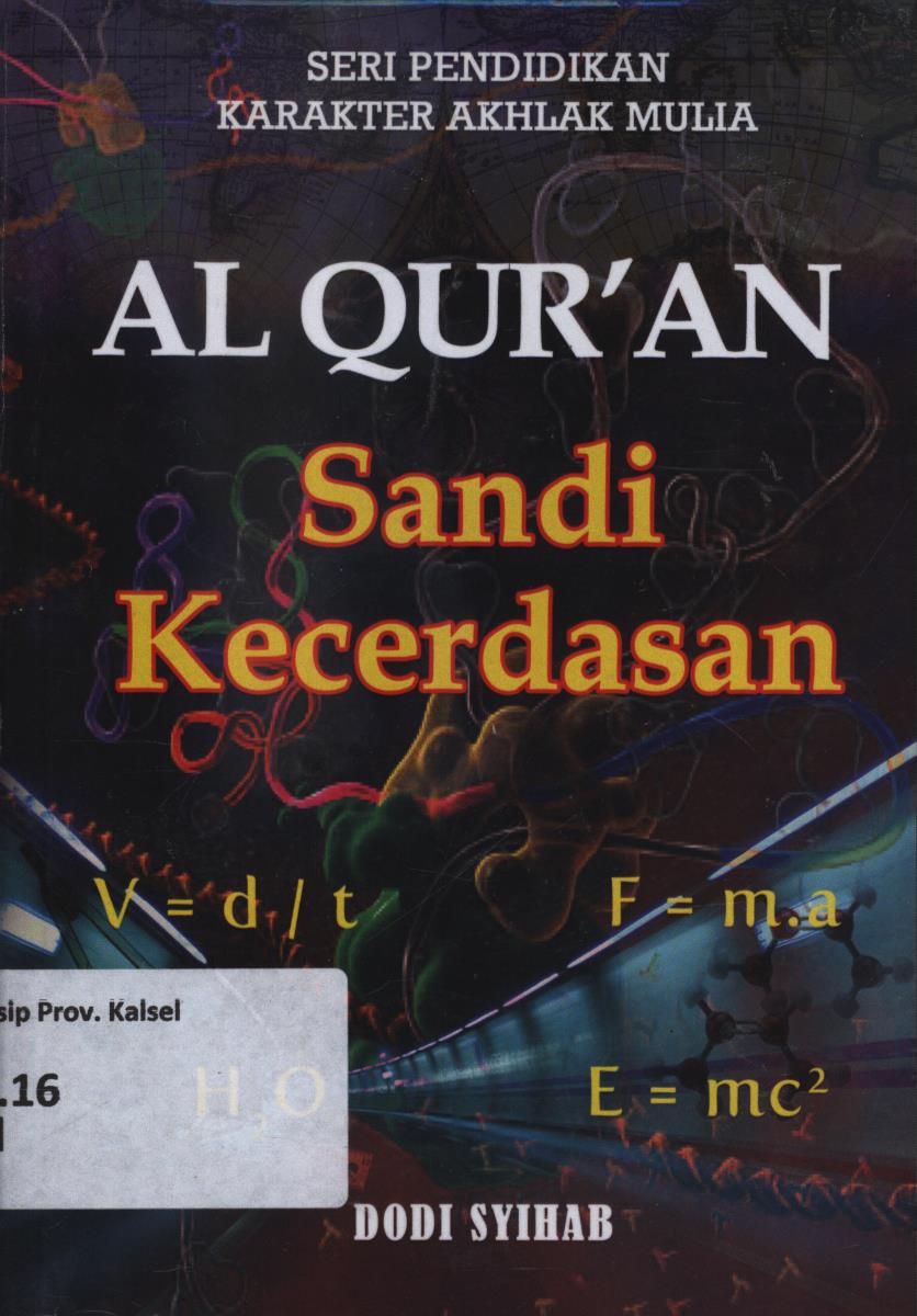 Cover Al-Qur'an sandi kecerdasan / Dodi Syihab