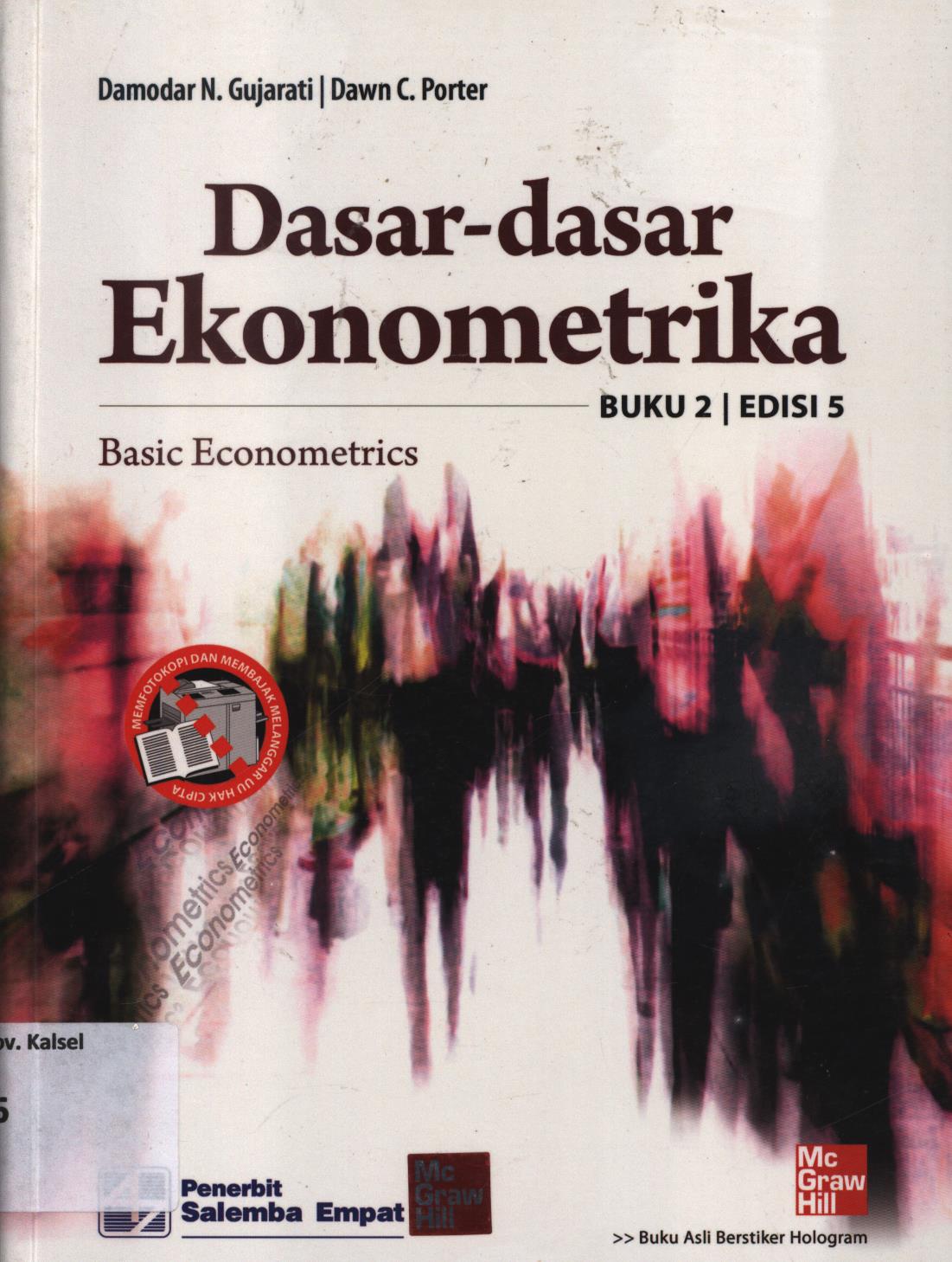 Cover Dasar-dasar ekonometrika buku 2 edisi 5 (Basic Econometrics) / Damodar N.Gujarati