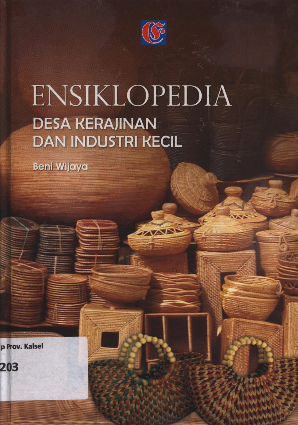 Cover Ensiklopedia :  Desa kerajinan dan industri kecil / Beni Wijaya