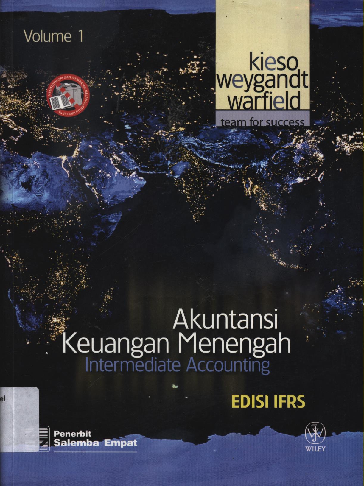 Cover Akuntansi keuangan menengah (Intermediate Accounting) vol.1 edisi IFRS