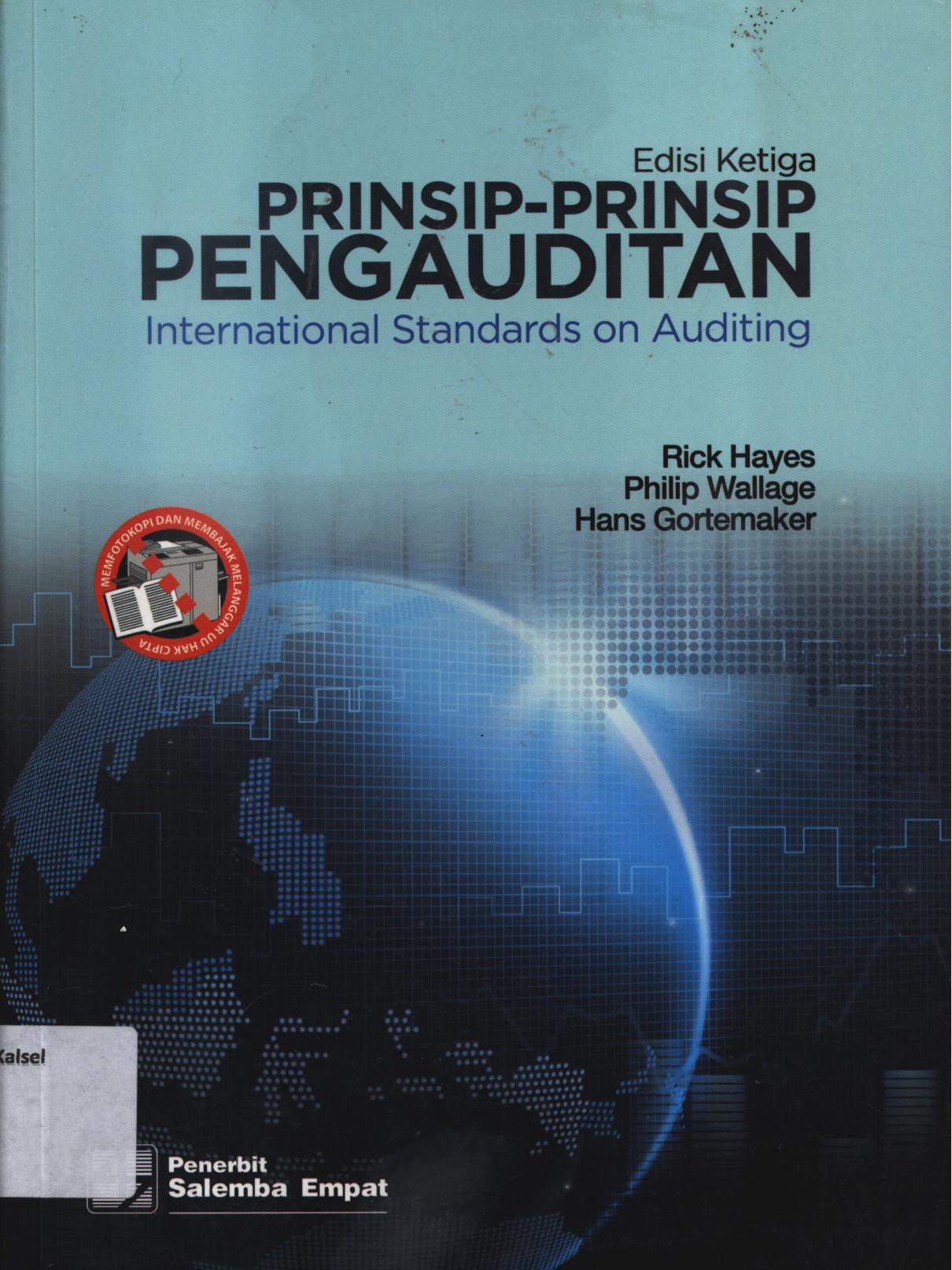 Cover prinsip-prinsip pengauditan :  International standards on auditing edisi 3 / Rick Hayes