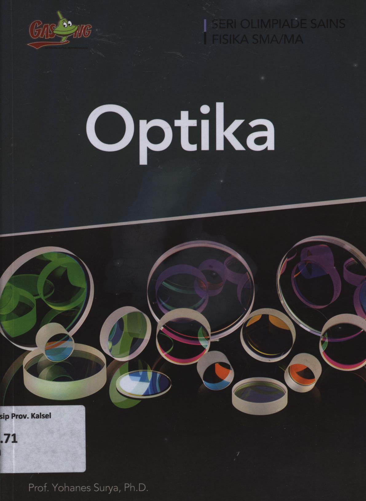 Cover Optika / Yohanes Surya